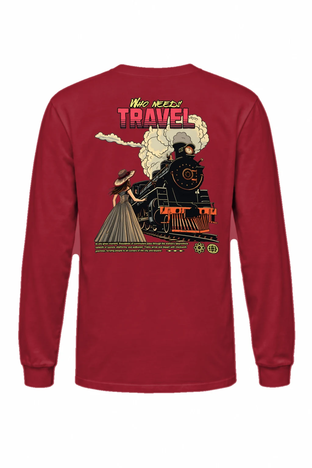 "Station Green Moment" Unisex Longsleeve T-shirt | Gildan 2400