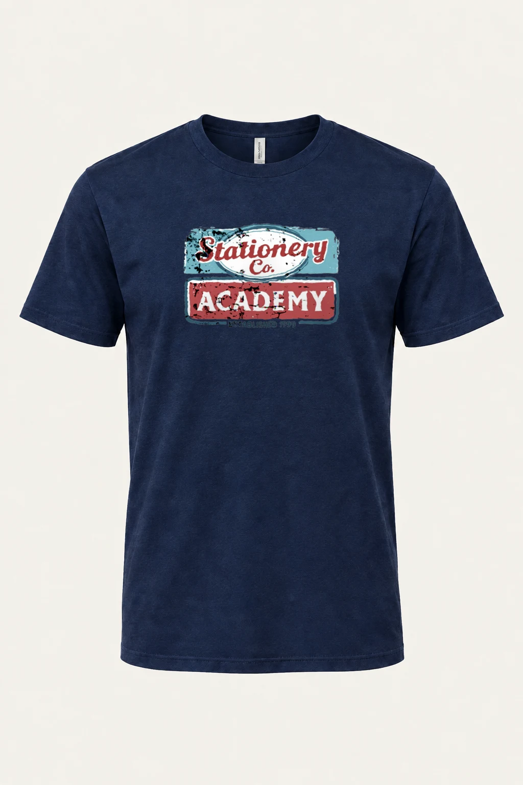 "Stationery Co. Academy" Heavyweight Unisex Crewneck T-shirt | Gildan 5000