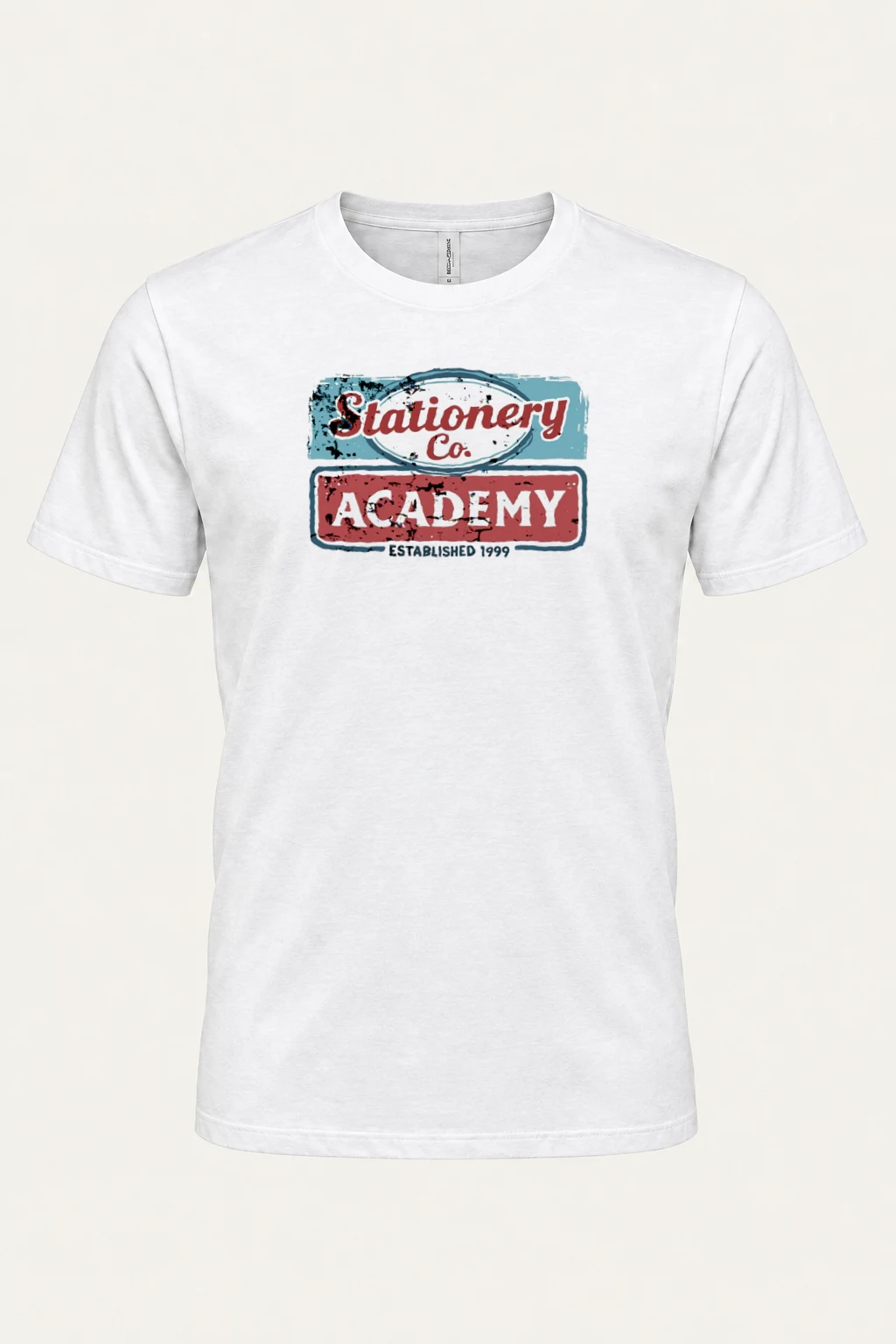 "Stationery Co. Academy" Heavyweight Unisex Crewneck T-shirt | Gildan 5000