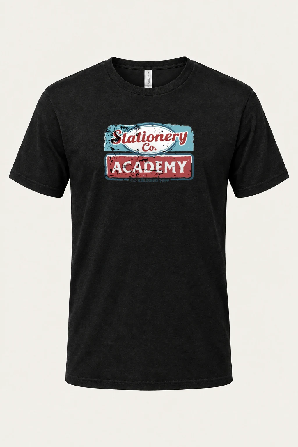 "Stationery Co. Academy" Heavyweight Unisex Crewneck T-shirt | Gildan 5000
