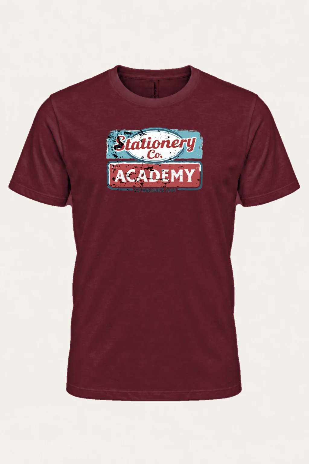 "Stationery Co. Academy" Heavyweight Unisex Crewneck T-shirt | Gildan 5000