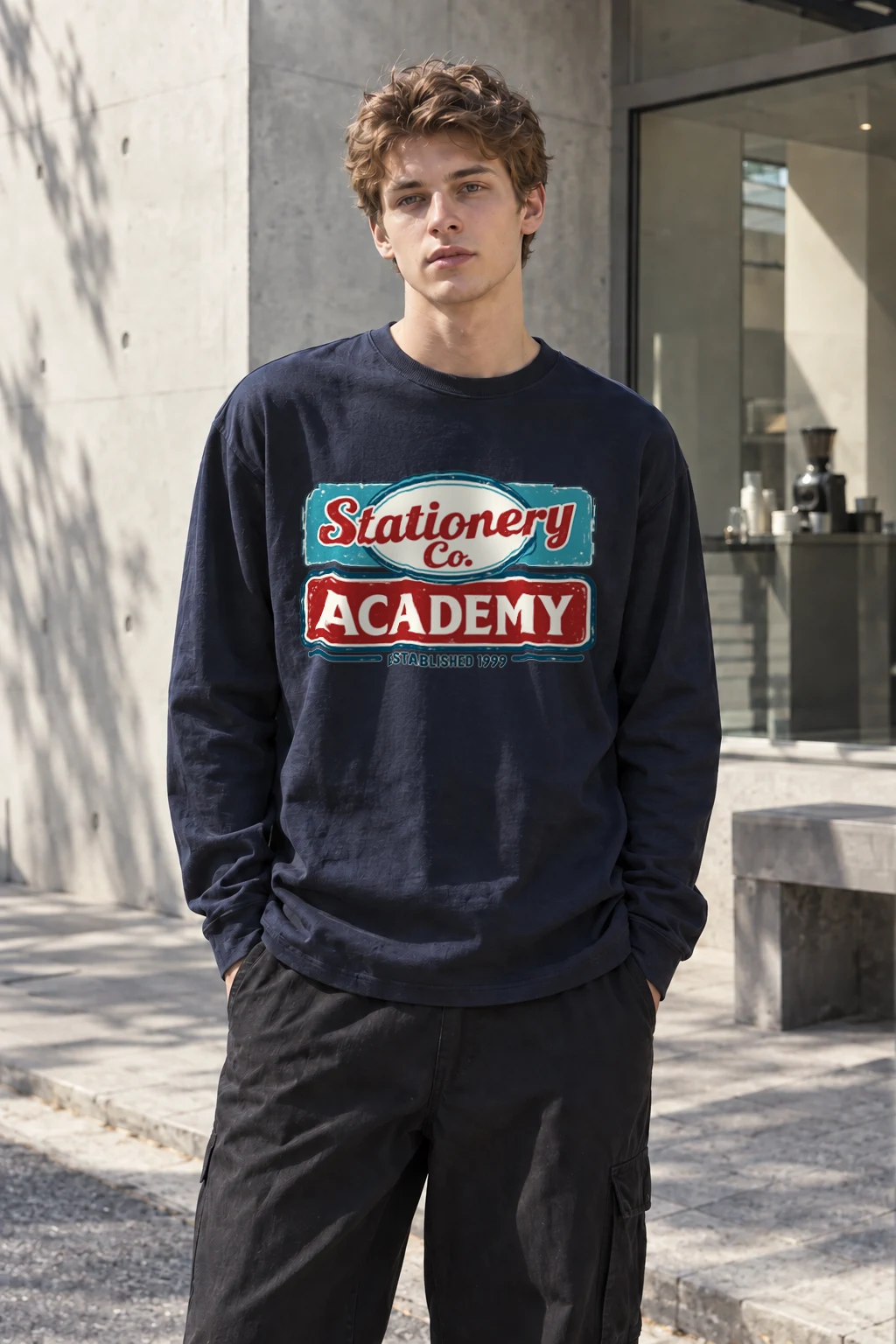 "Stationery Co. Academy" Unisex Longsleeve T-shirt | Gildan 2400