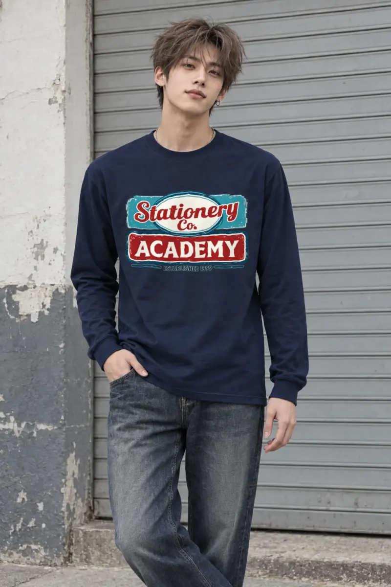"Stationery Co. Academy" Unisex Longsleeve T-shirt