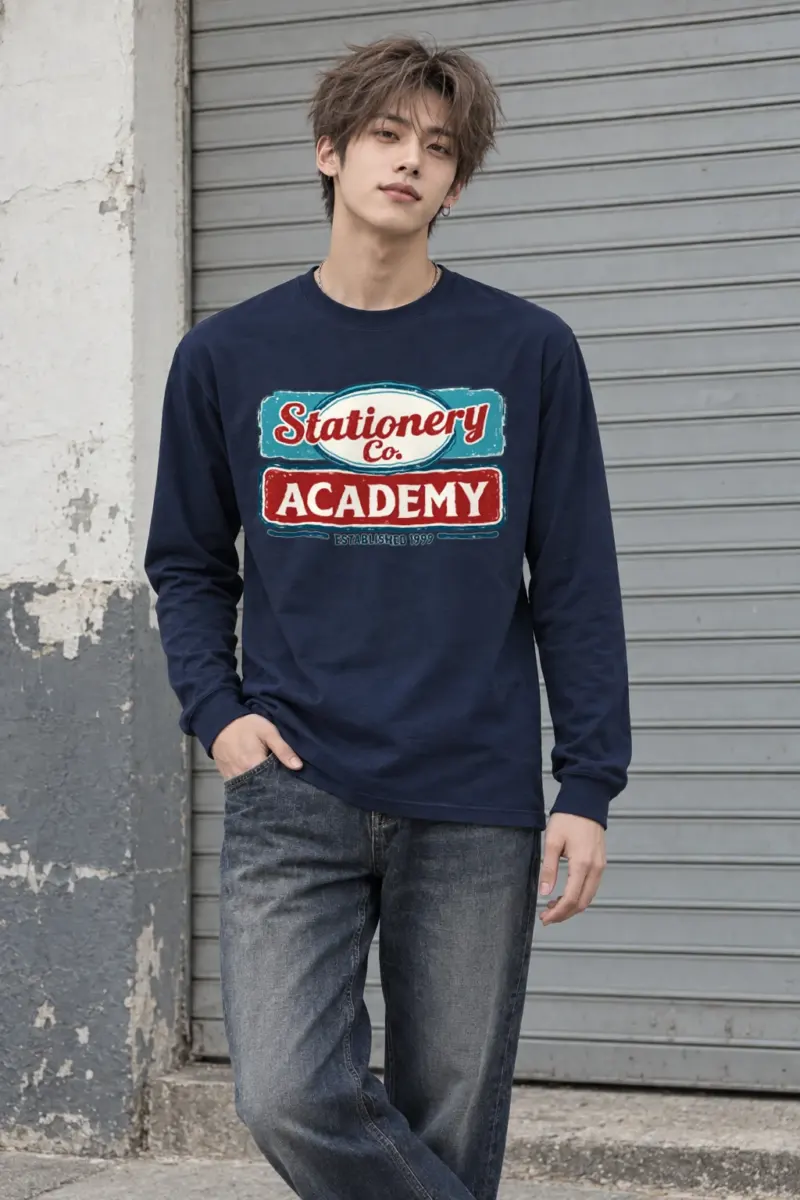 "Stationery Co. Academy" Unisex Longsleeve T-shirt
