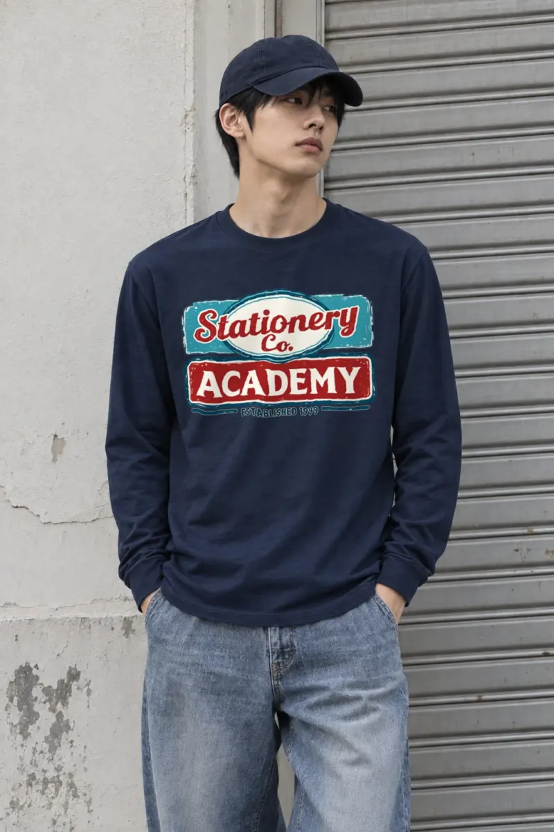"Stationery Co. Academy" Unisex Longsleeve T-shirt | Gildan 2400