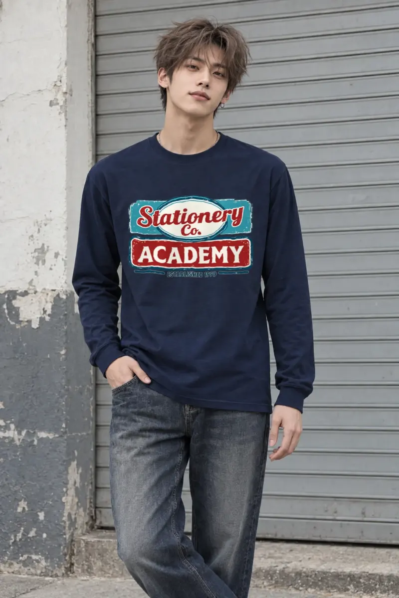"Stationery Co. Academy" Unisex Longsleeve T-shirt
