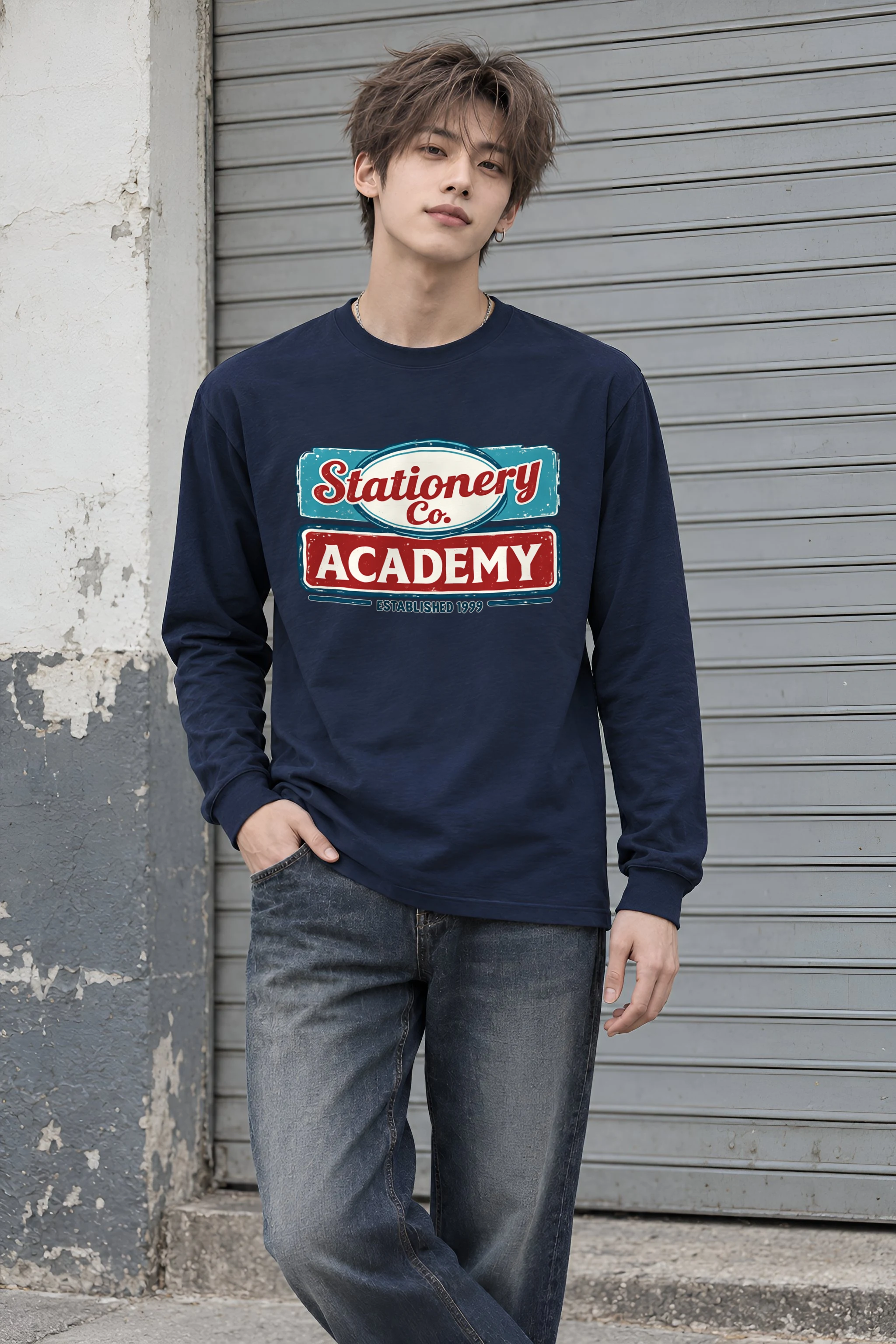"Stationery Co. Academy" Unisex Longsleeve T-shirt