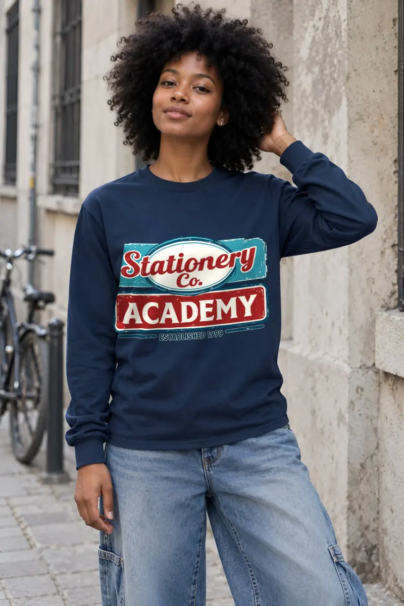 "Stationery Co. Academy" Unisex Longsleeve T-shirt