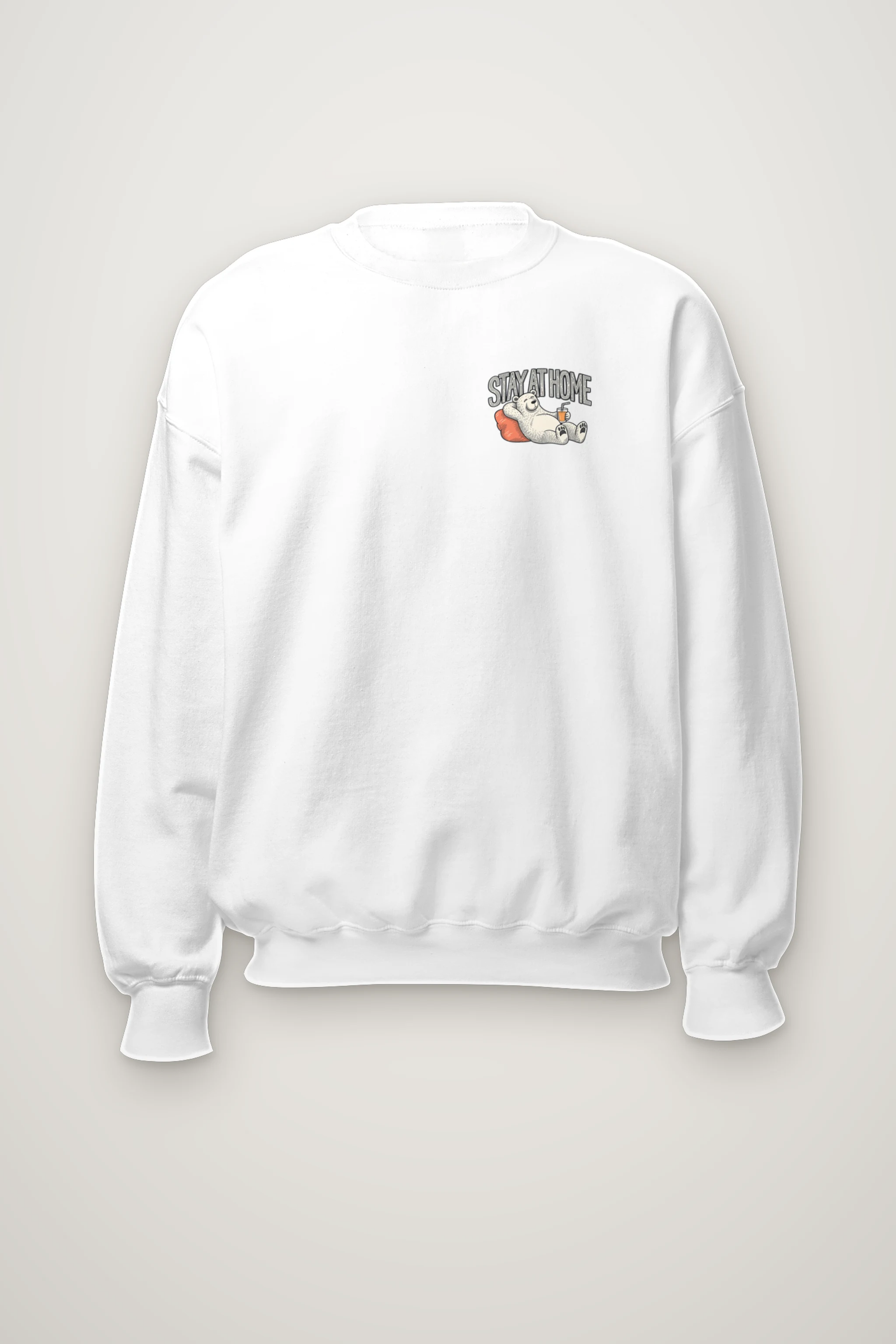 "Stay At Home" Heavy Blend Unisex Crewneck Sweatshirt