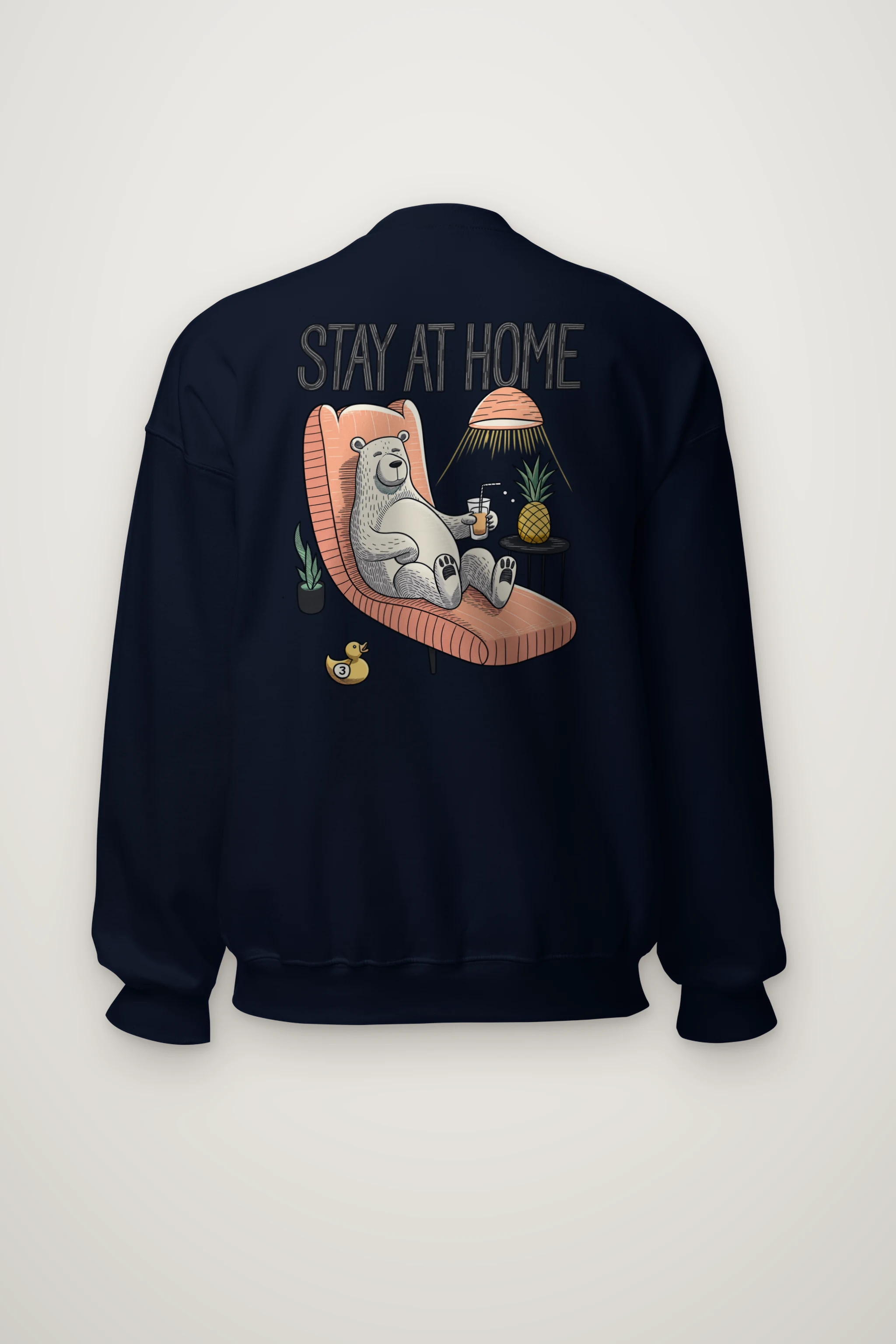 "Stay At Home" Heavy Blend Unisex Crewneck Sweatshirt
