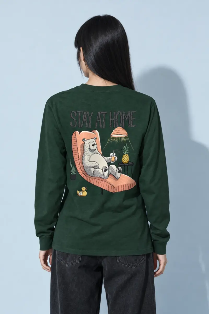"Stay At Home" Unisex Longsleeve T-shirt