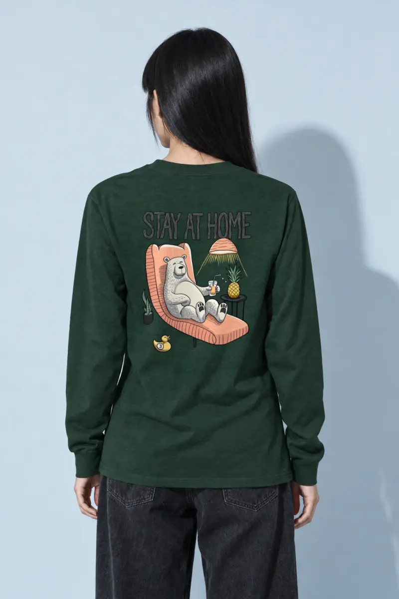 "Stay At Home" Unisex Longsleeve T-shirt