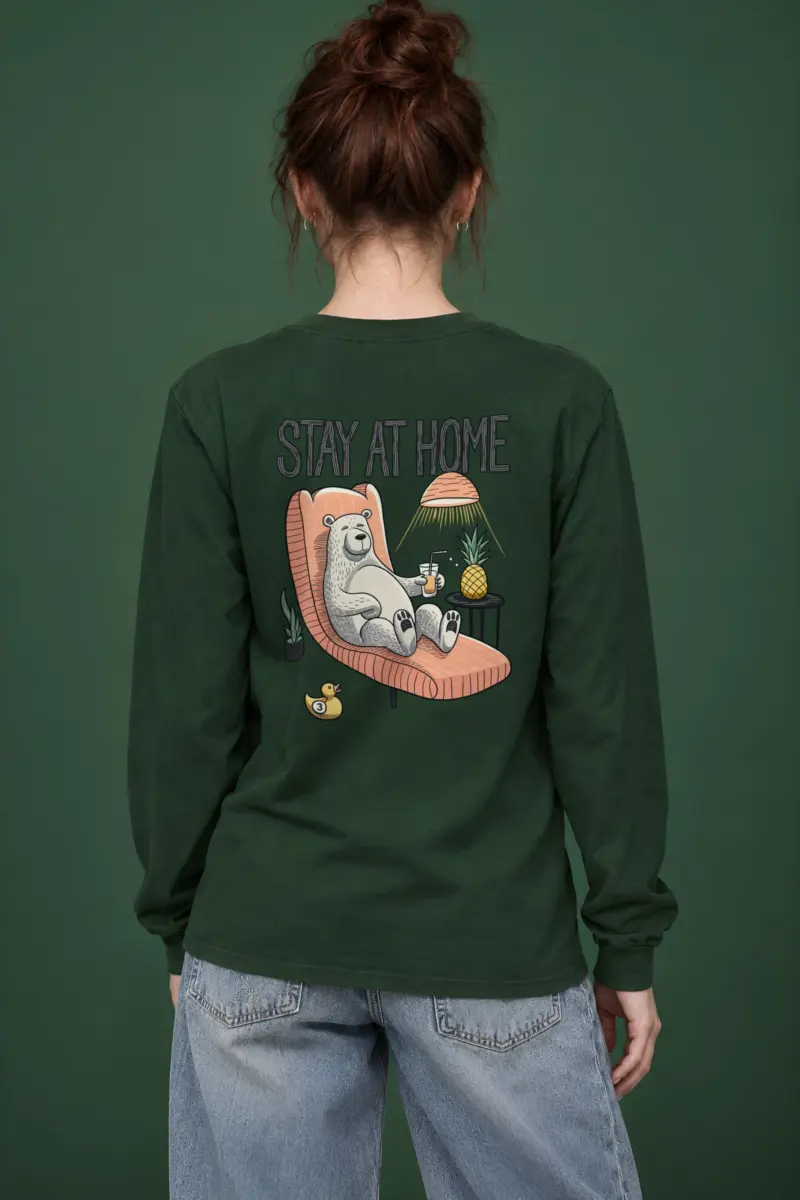 "Stay At Home" Unisex Longsleeve T-shirt