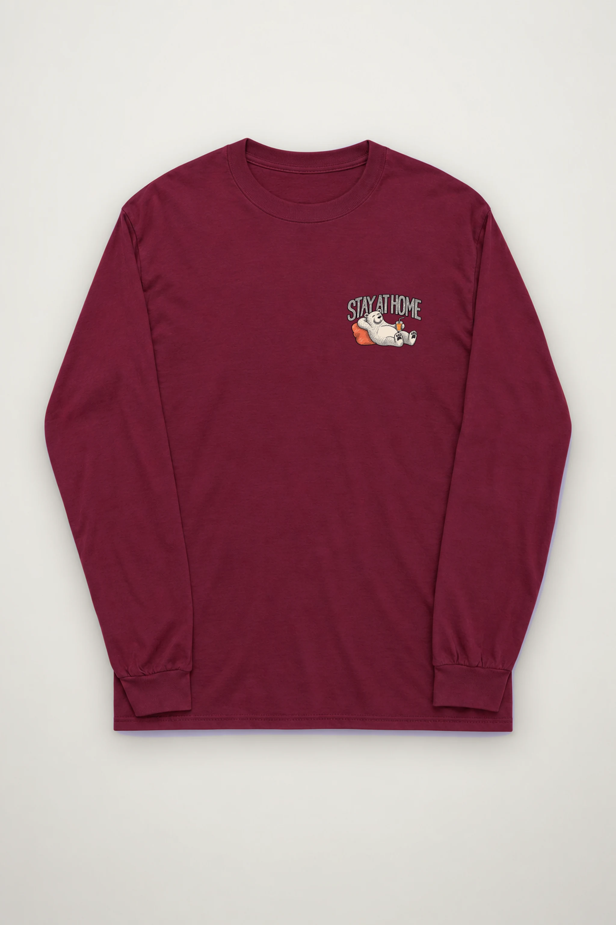 "Stay At Home" Unisex Longsleeve T-shirt