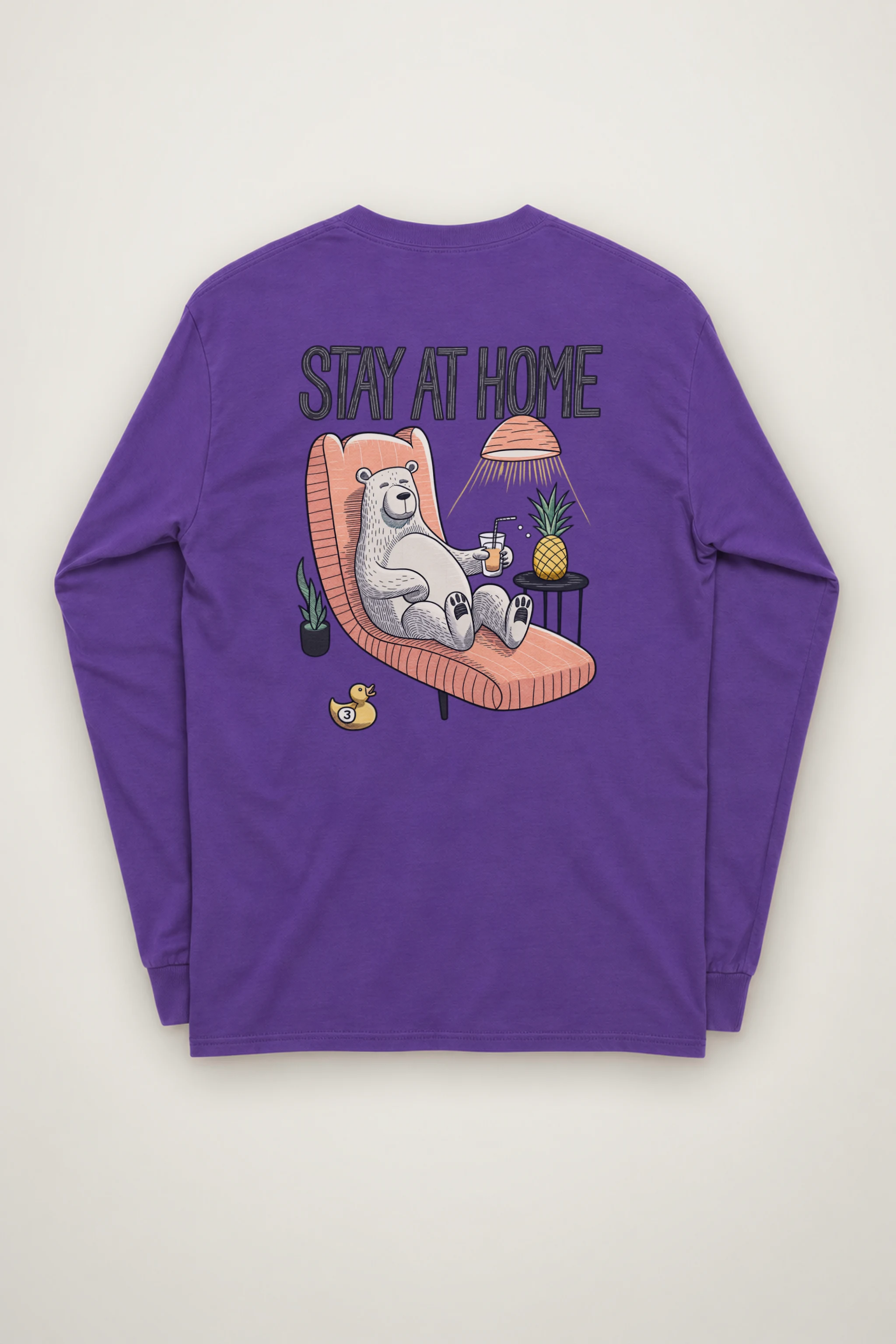 "Stay At Home" Unisex Longsleeve T-shirt