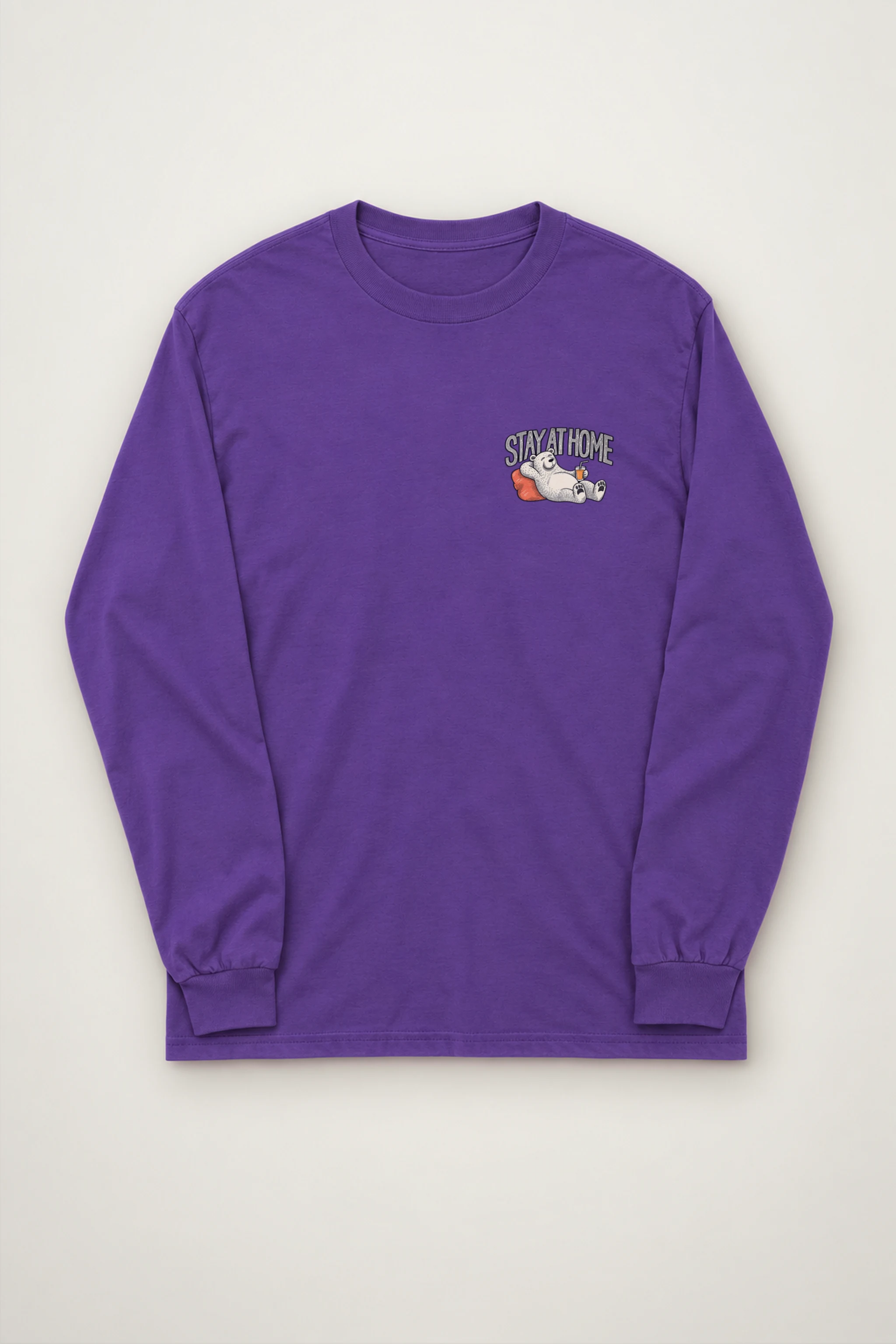 "Stay At Home" Unisex Longsleeve T-shirt