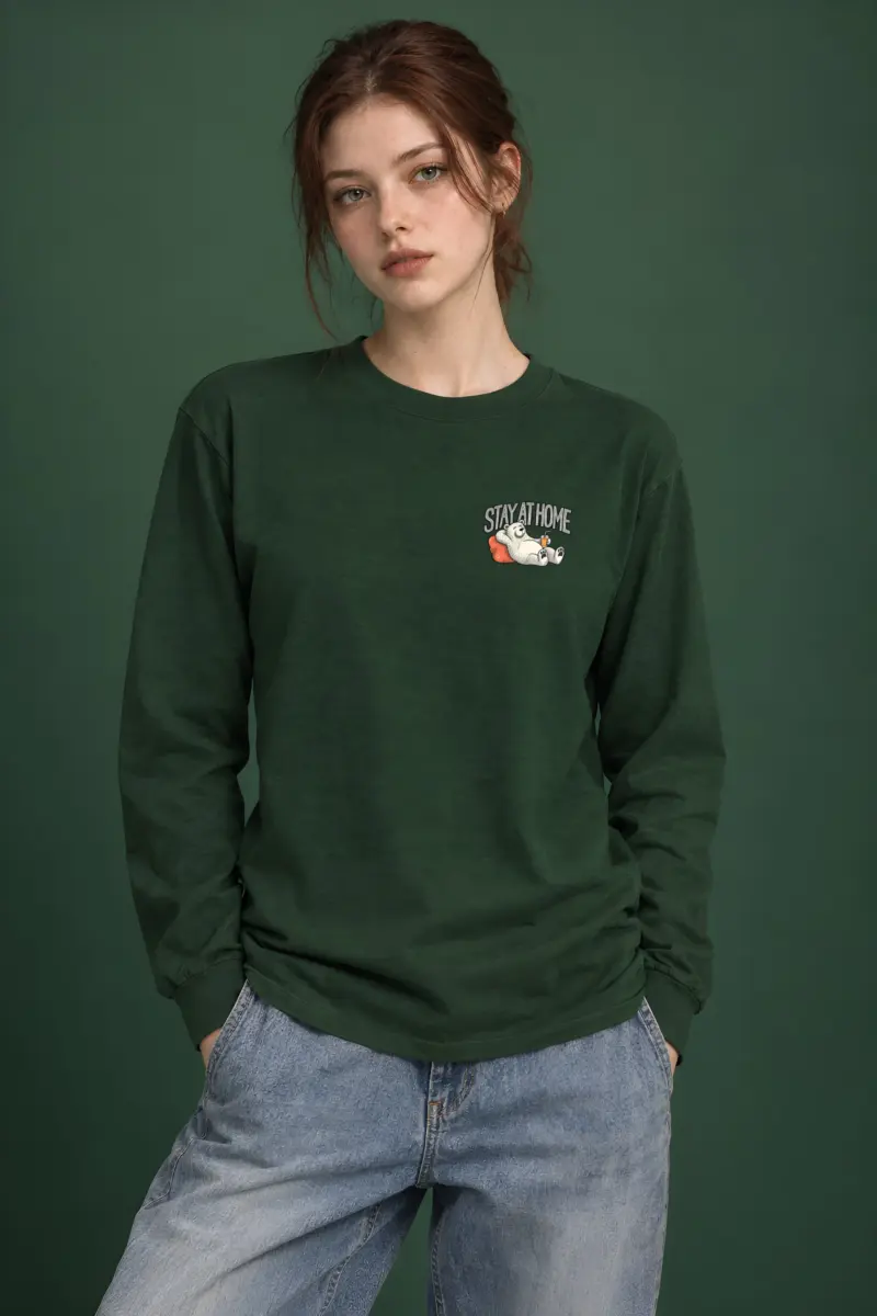 "Stay At Home" Unisex Longsleeve T-shirt