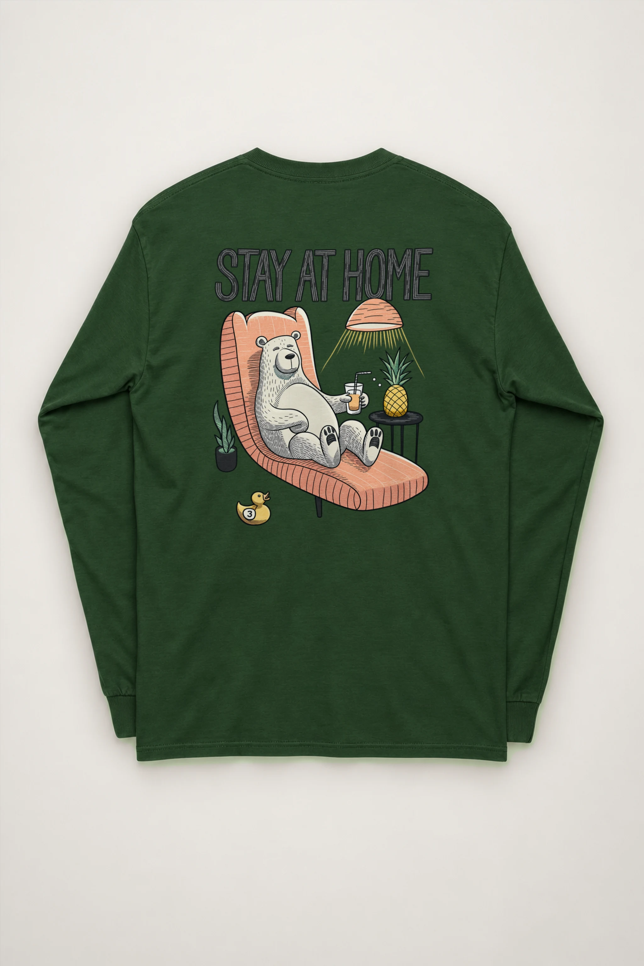 "Stay At Home" Unisex Longsleeve T-shirt