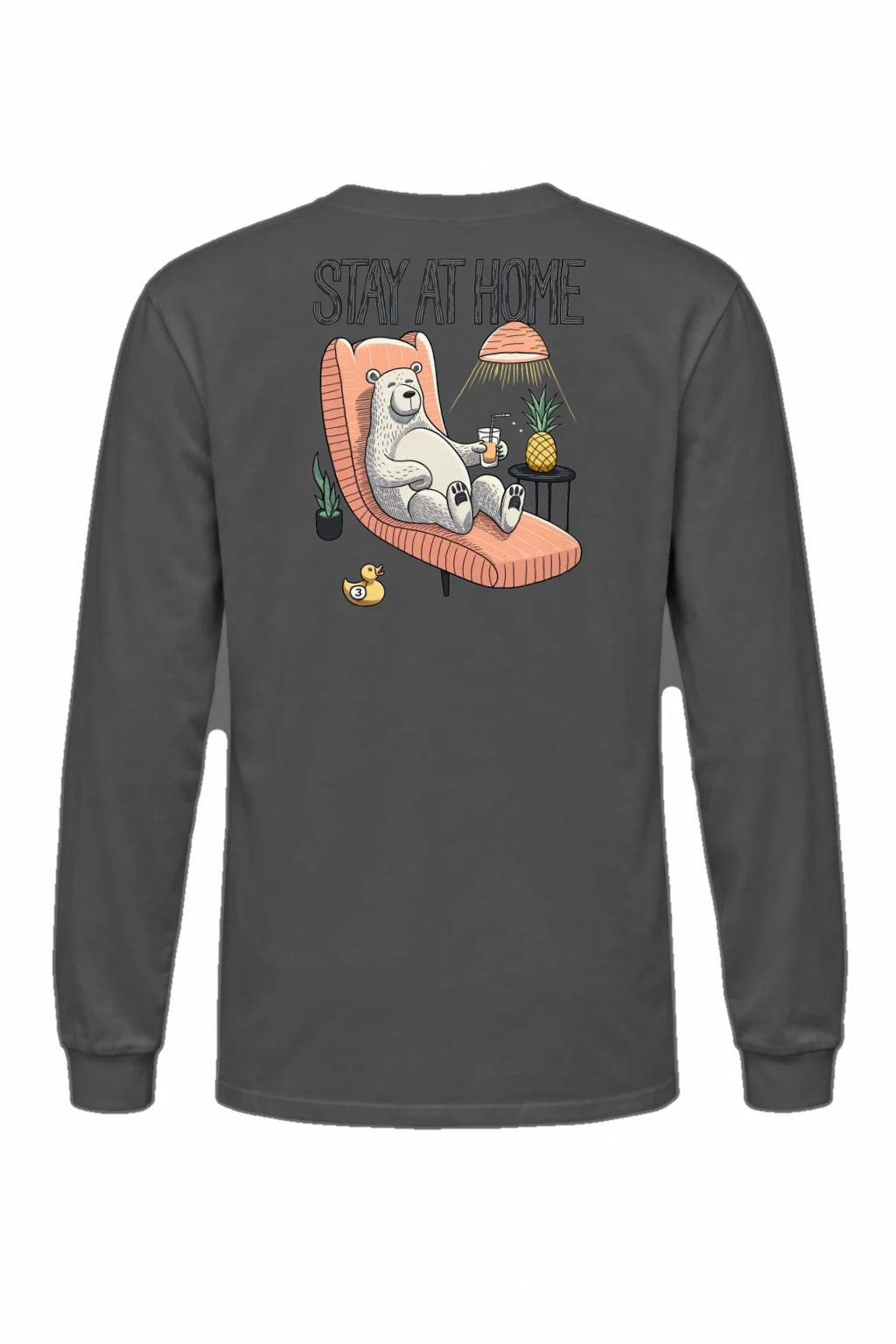 "Stay At Home" Unisex Longsleeve T-shirt | Gildan 2400