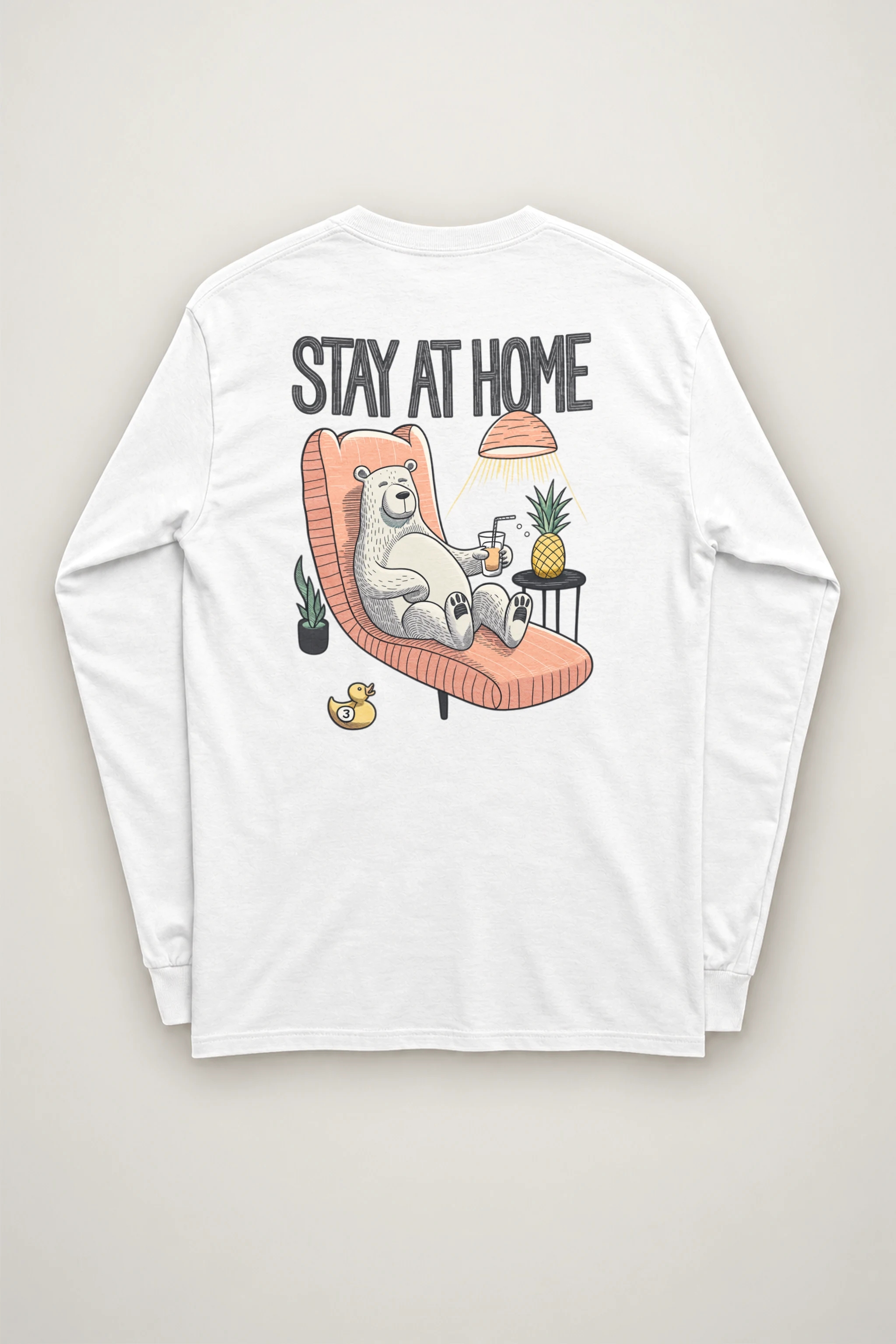 "Stay At Home" Unisex Longsleeve T-shirt