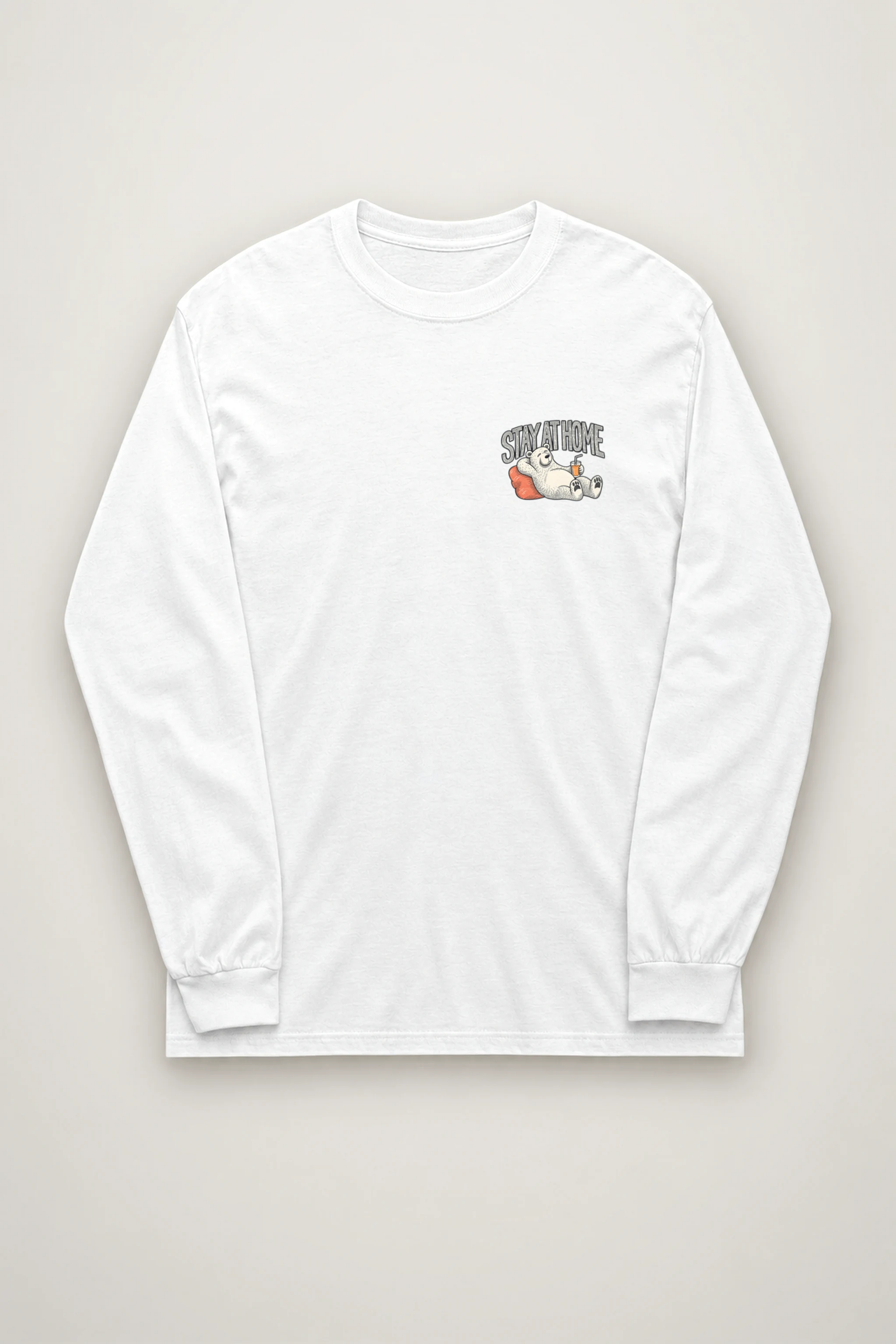 "Stay At Home" Unisex Longsleeve T-shirt