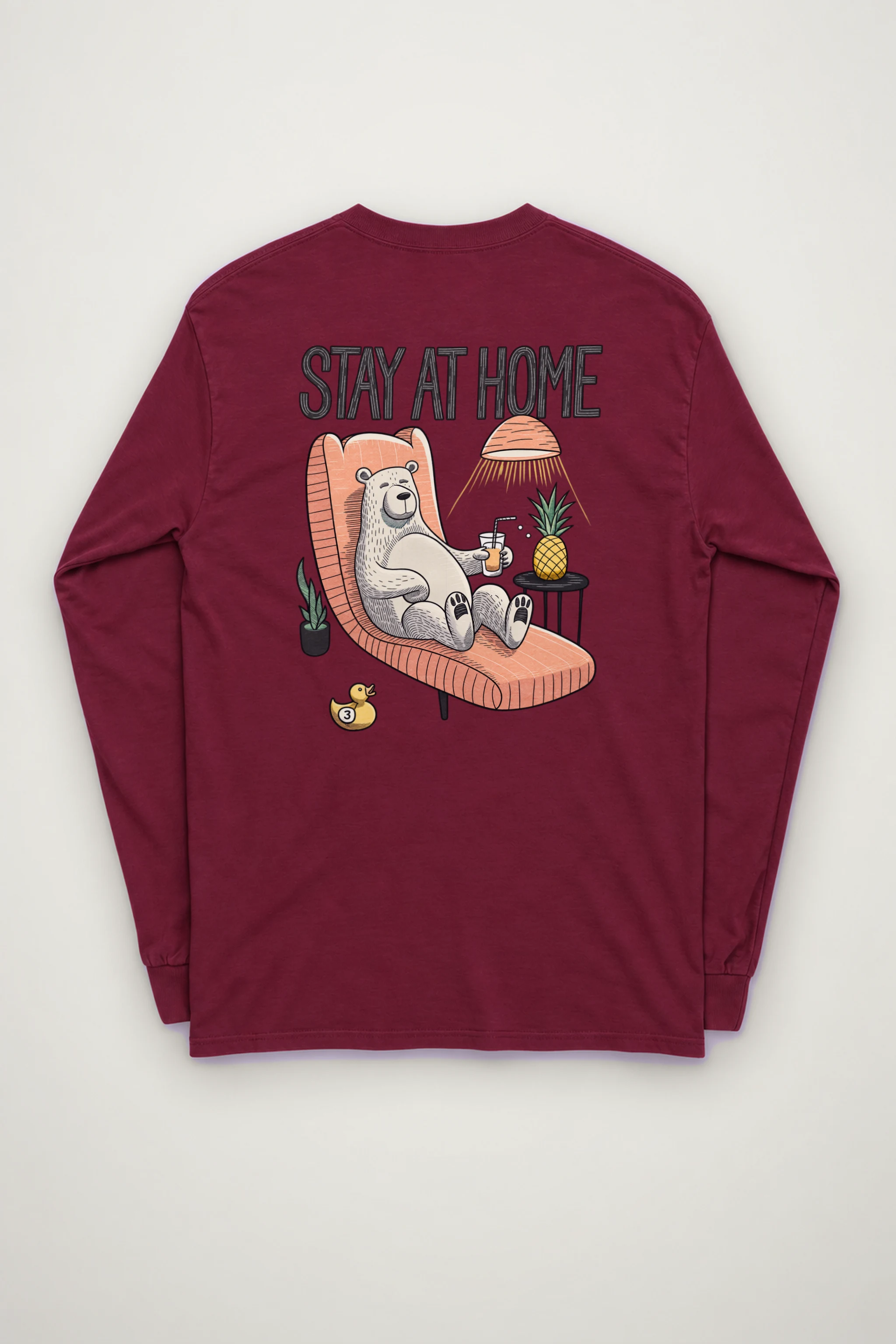 "Stay At Home" Unisex Longsleeve T-shirt