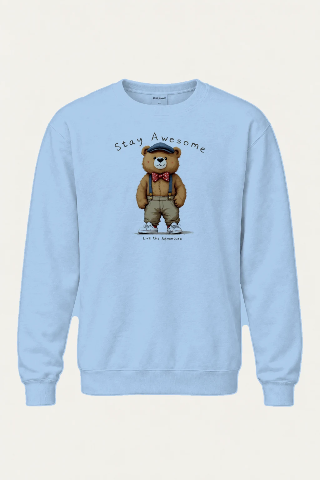 "Stay Awesome Adventure" Heavy Blend Unisex Crewneck Sweatshirt | Gildan 18000