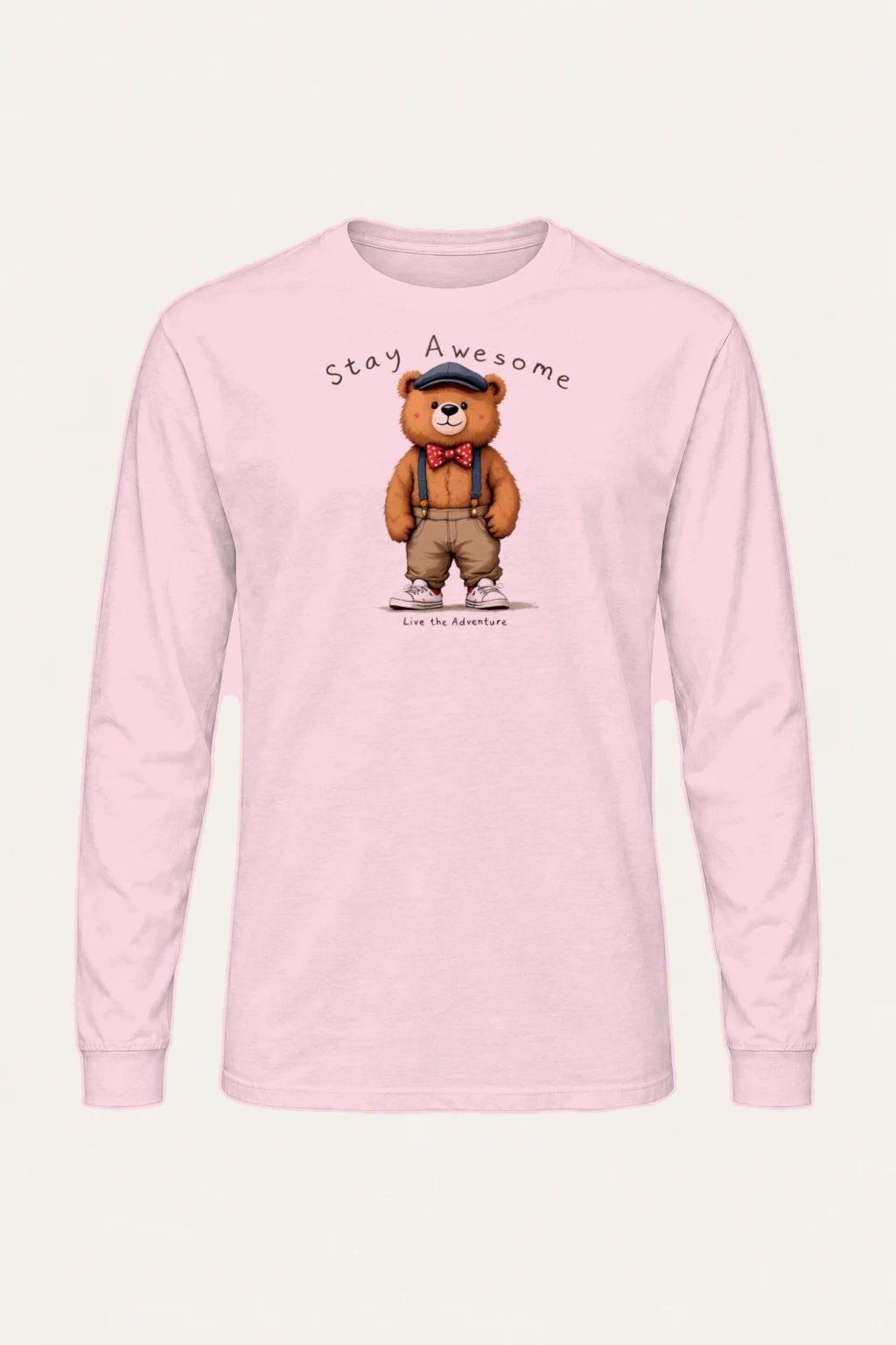 "Stay Awesome" Unisex Longsleeve T-shirt | Gildan 2400