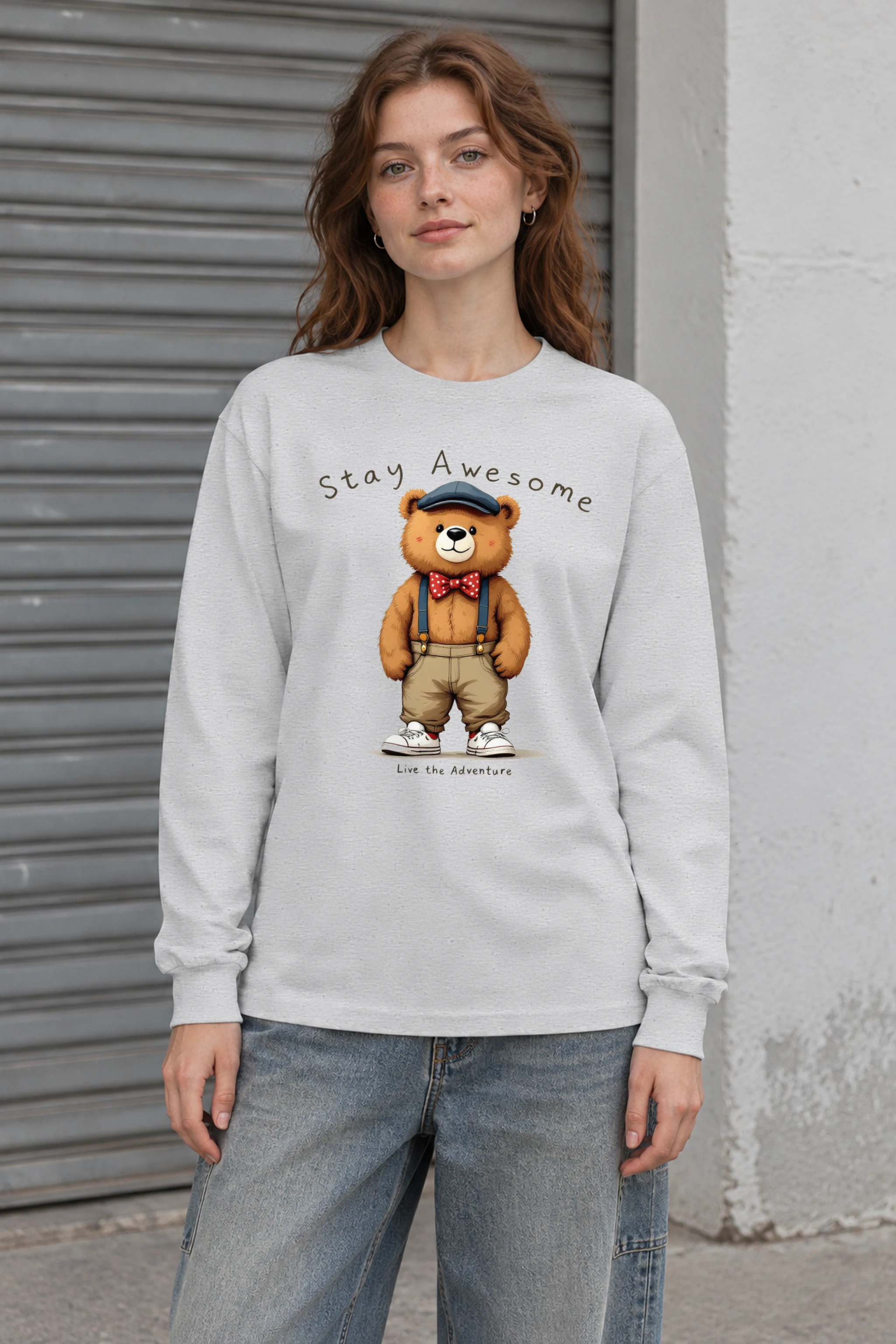 "Stay Awesome" Unisex Longsleeve T-shirt