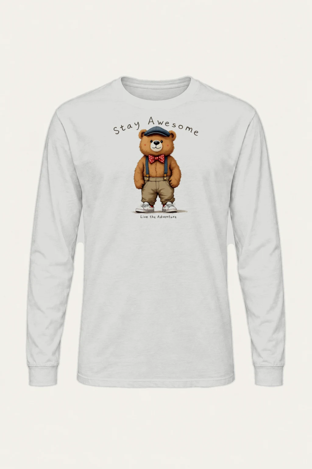"Stay Awesome" Unisex Longsleeve T-shirt | Gildan 2400