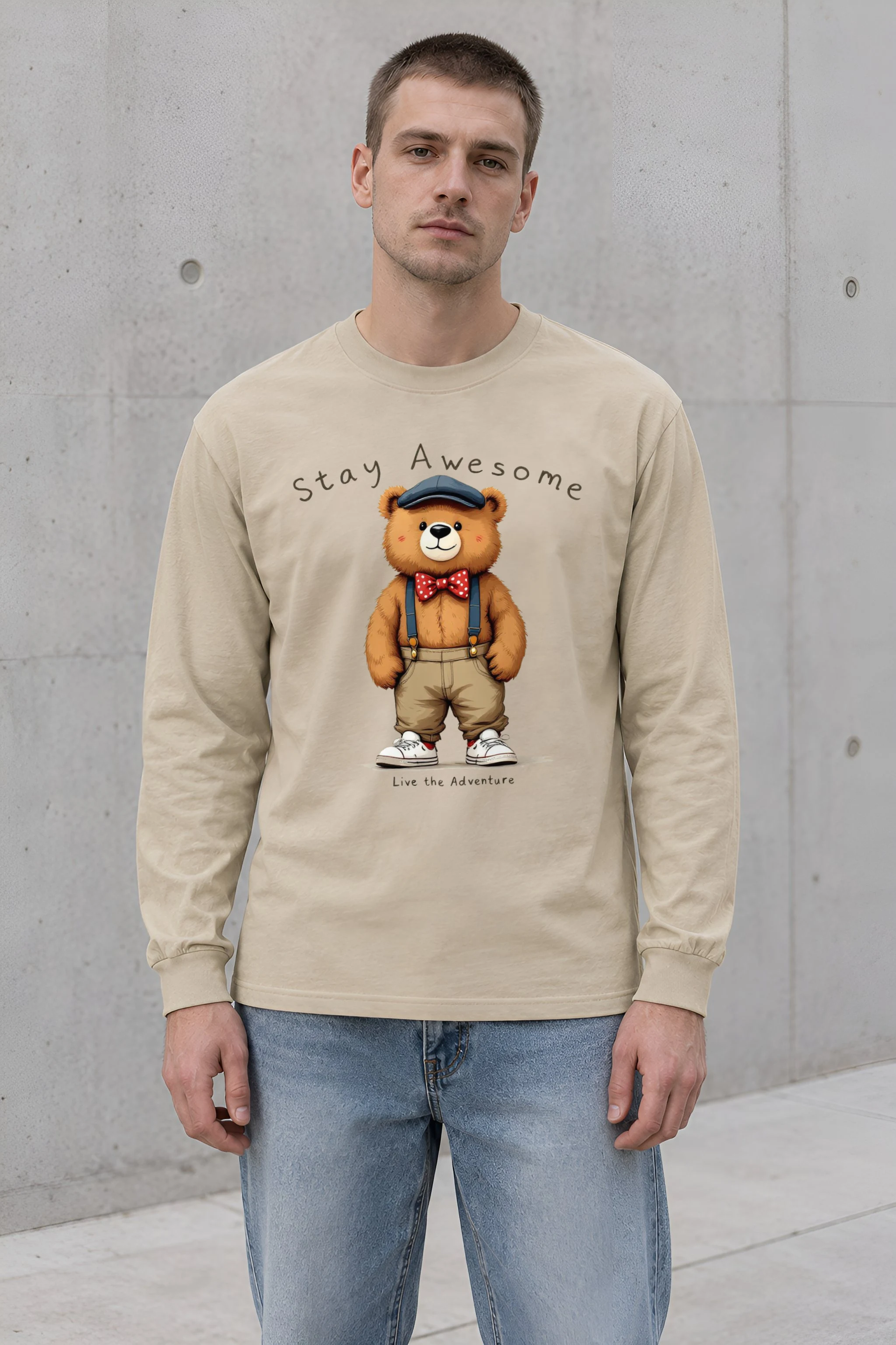 "Stay Awesome" Unisex Longsleeve T-shirt