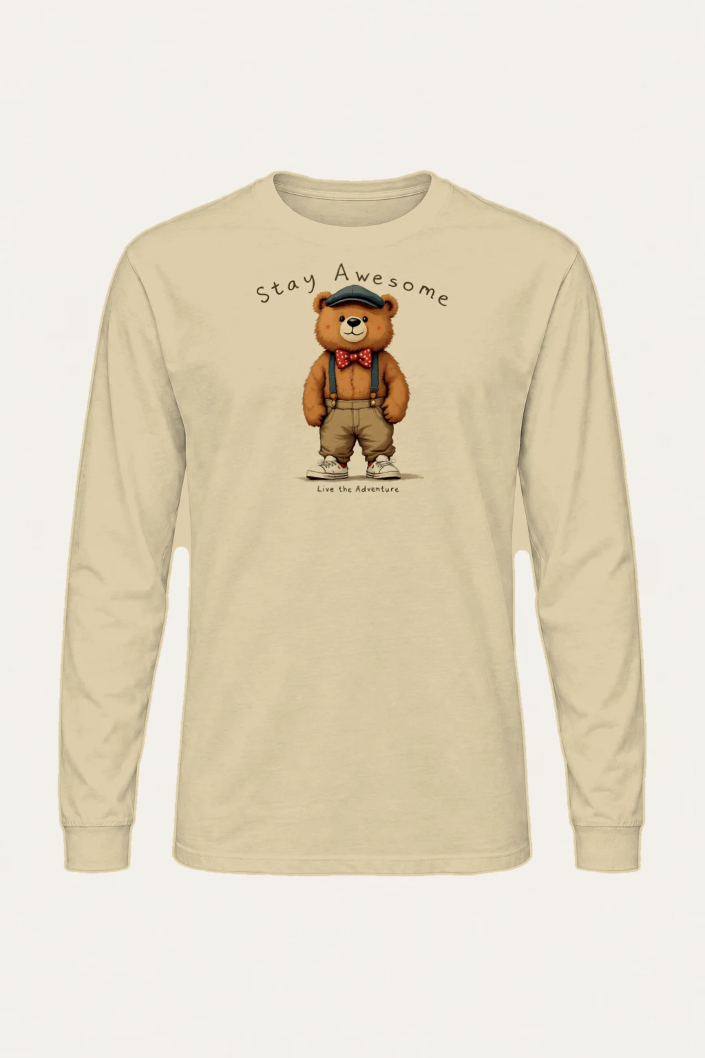 "Stay Awesome" Unisex Longsleeve T-shirt | Gildan 2400