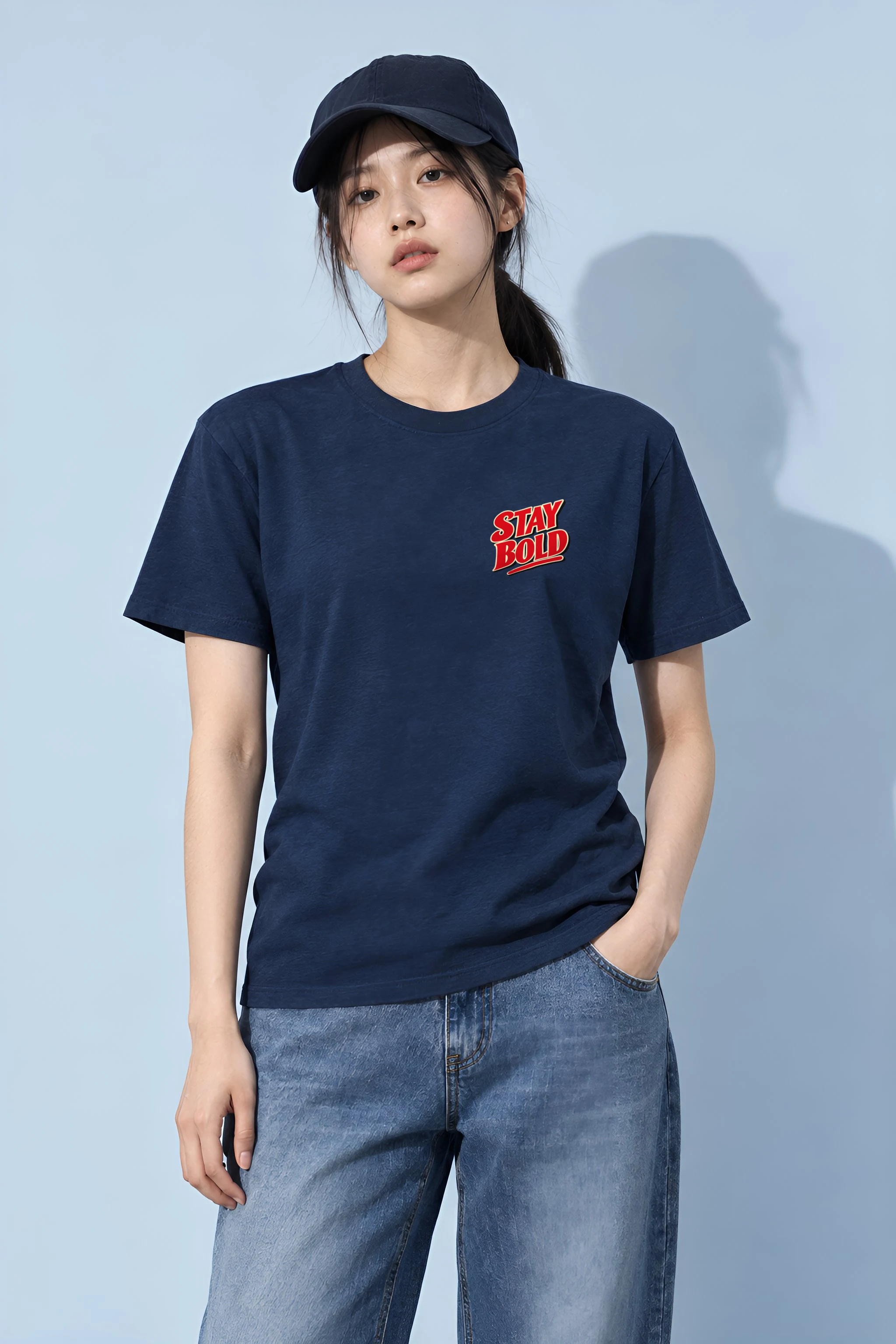 "Stay Bold" Heavyweight Unisex Crewneck T-shirt