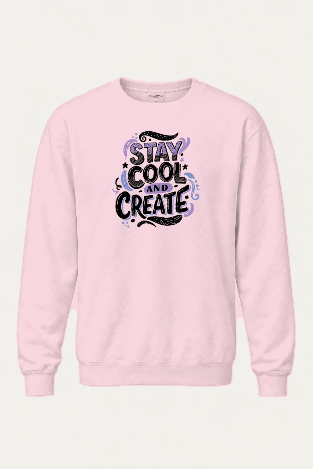 "Stay Cool And Create" Heavy Blend Unisex Crewneck Sweatshirt | Gildan 18000
