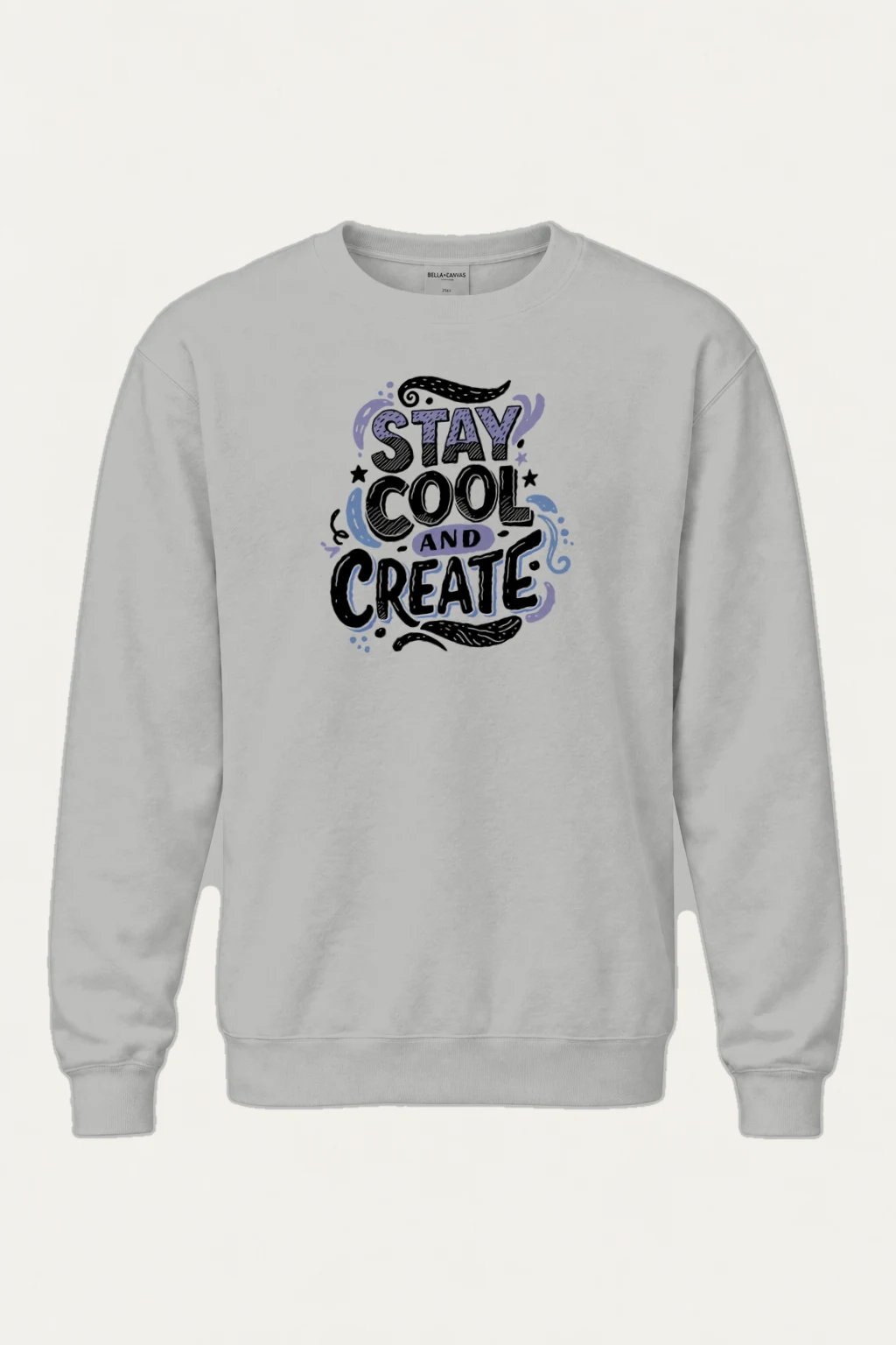 "Stay Cool And Create" Heavy Blend Unisex Crewneck Sweatshirt | Gildan 18000
