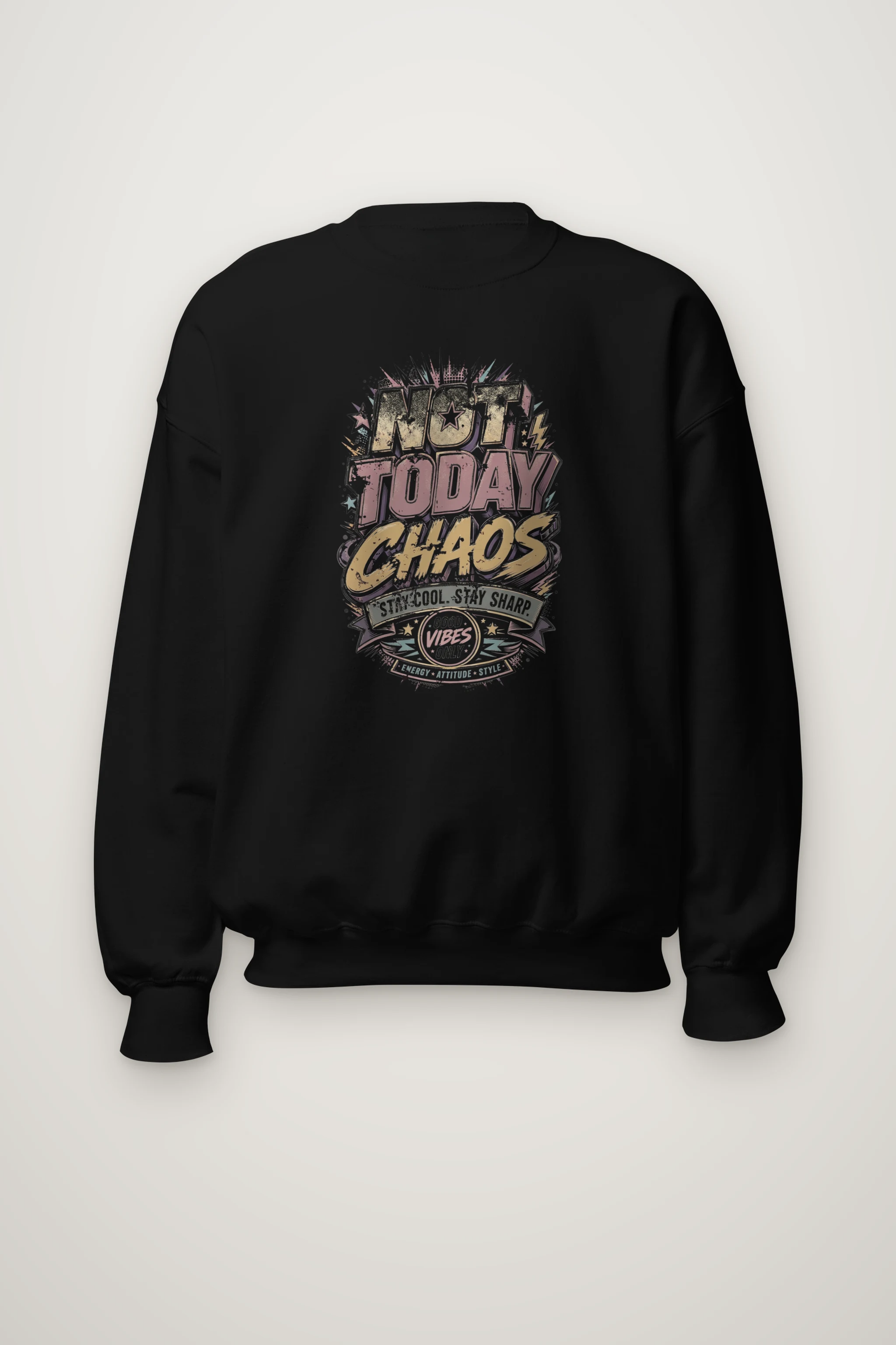 "Stay Cool Chaos" Heavy Blend Unisex Crewneck Sweatshirt