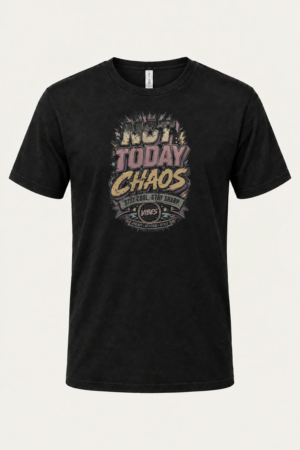 "Stay Cool Chaos" Heavyweight Unisex Crewneck T-shirt | Gildan 5000