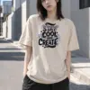 "Stay Cool Create" Heavyweight Unisex Crewneck T-shirt | Gildan 5000