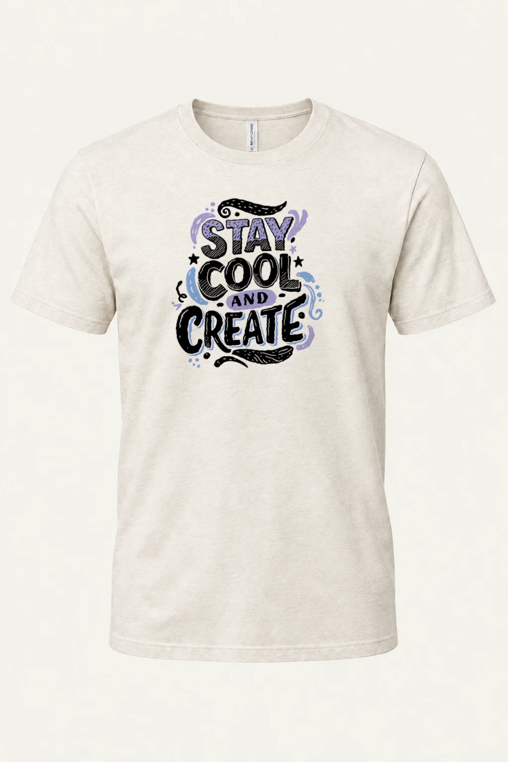 "Stay Cool Create" Heavyweight Unisex Crewneck T-shirt | Gildan 5000