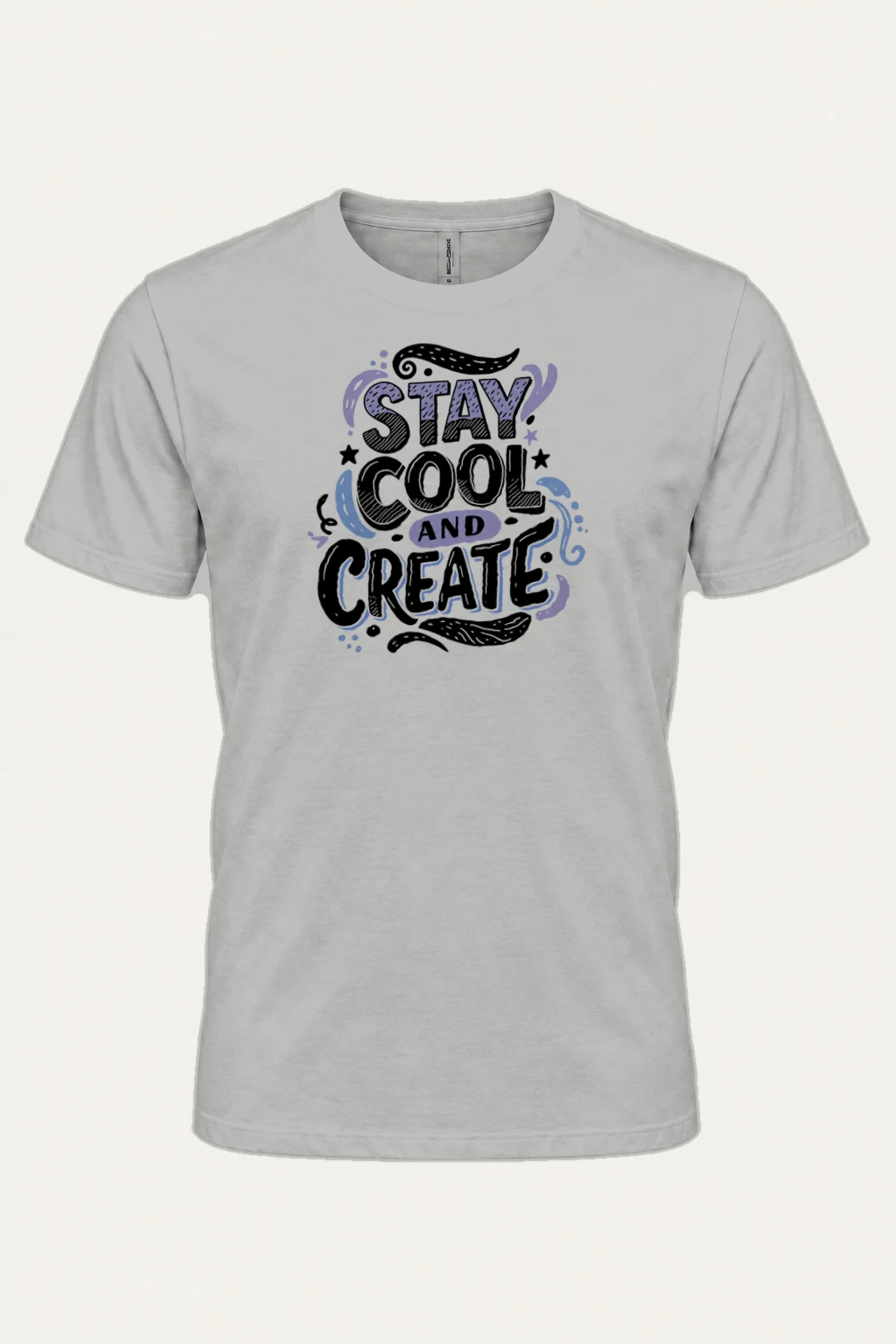 "Stay Cool Create" Heavyweight Unisex Crewneck T-shirt | Gildan 5000