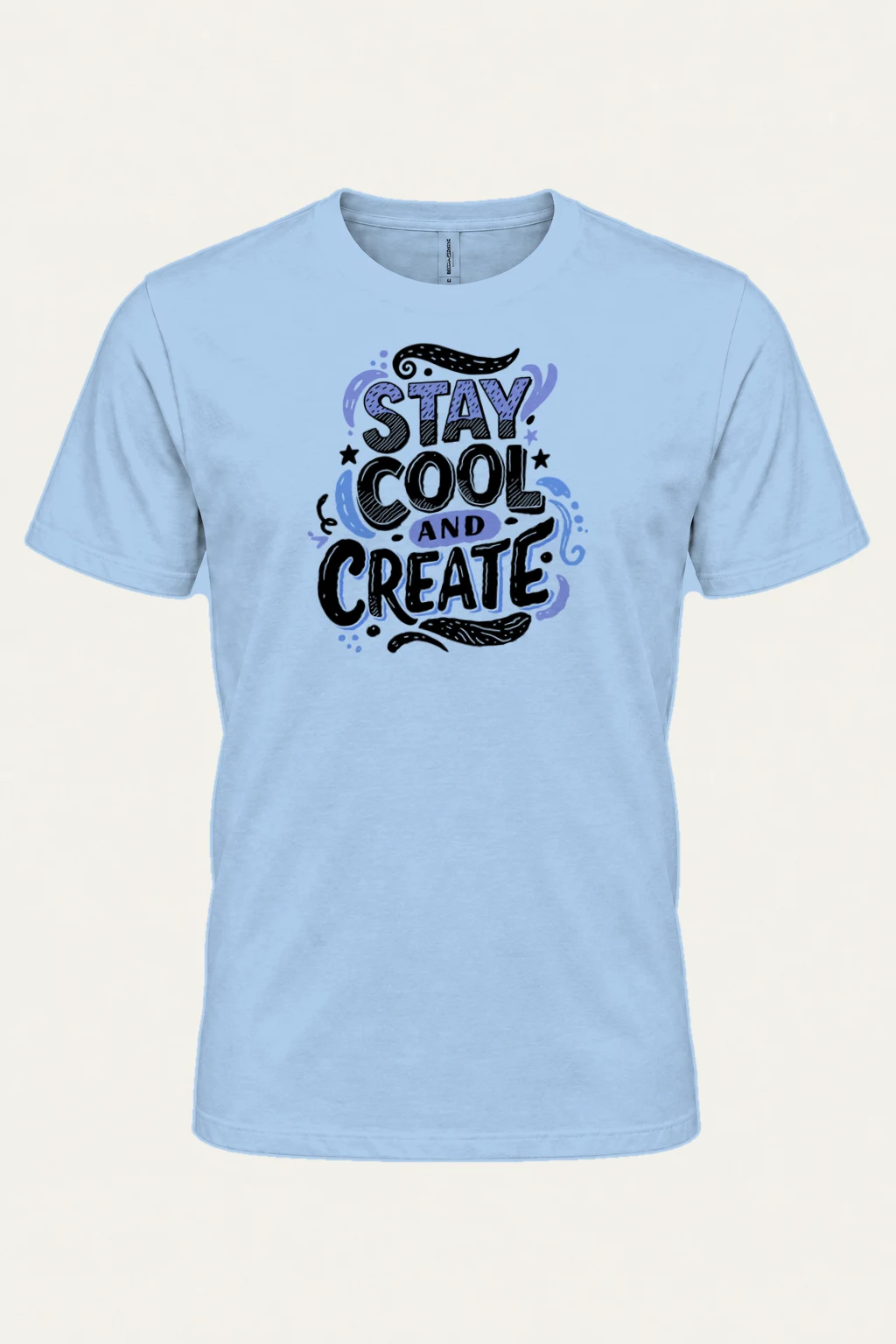 "Stay Cool Create" Heavyweight Unisex Crewneck T-shirt | Gildan 5000