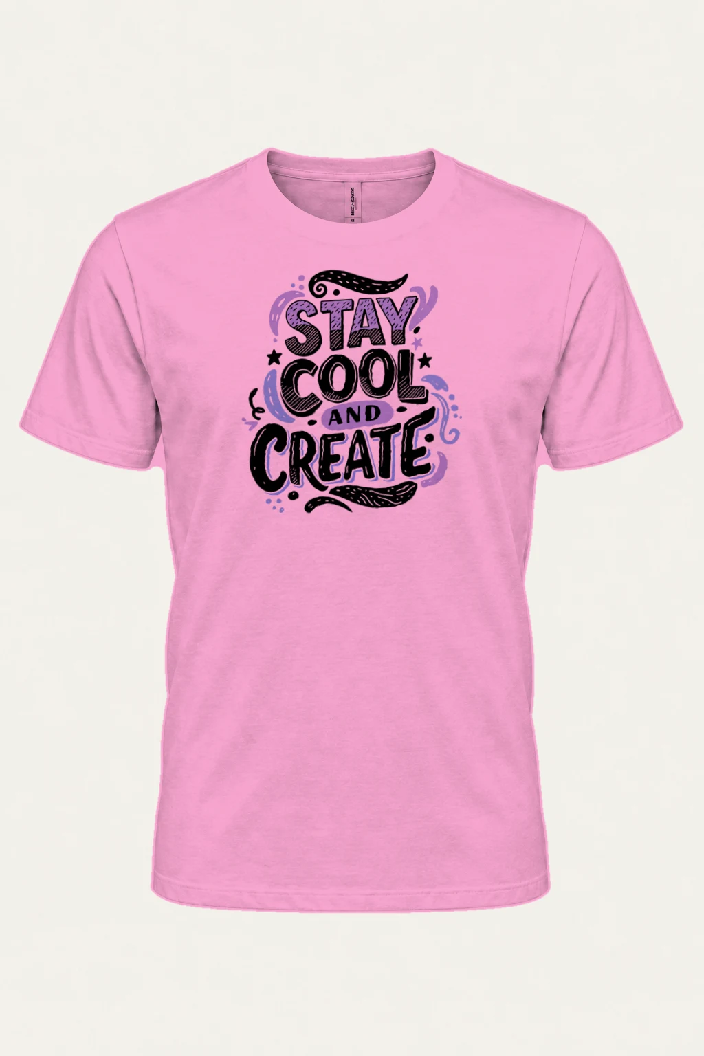 "Stay Cool Create" Heavyweight Unisex Crewneck T-shirt | Gildan 5000