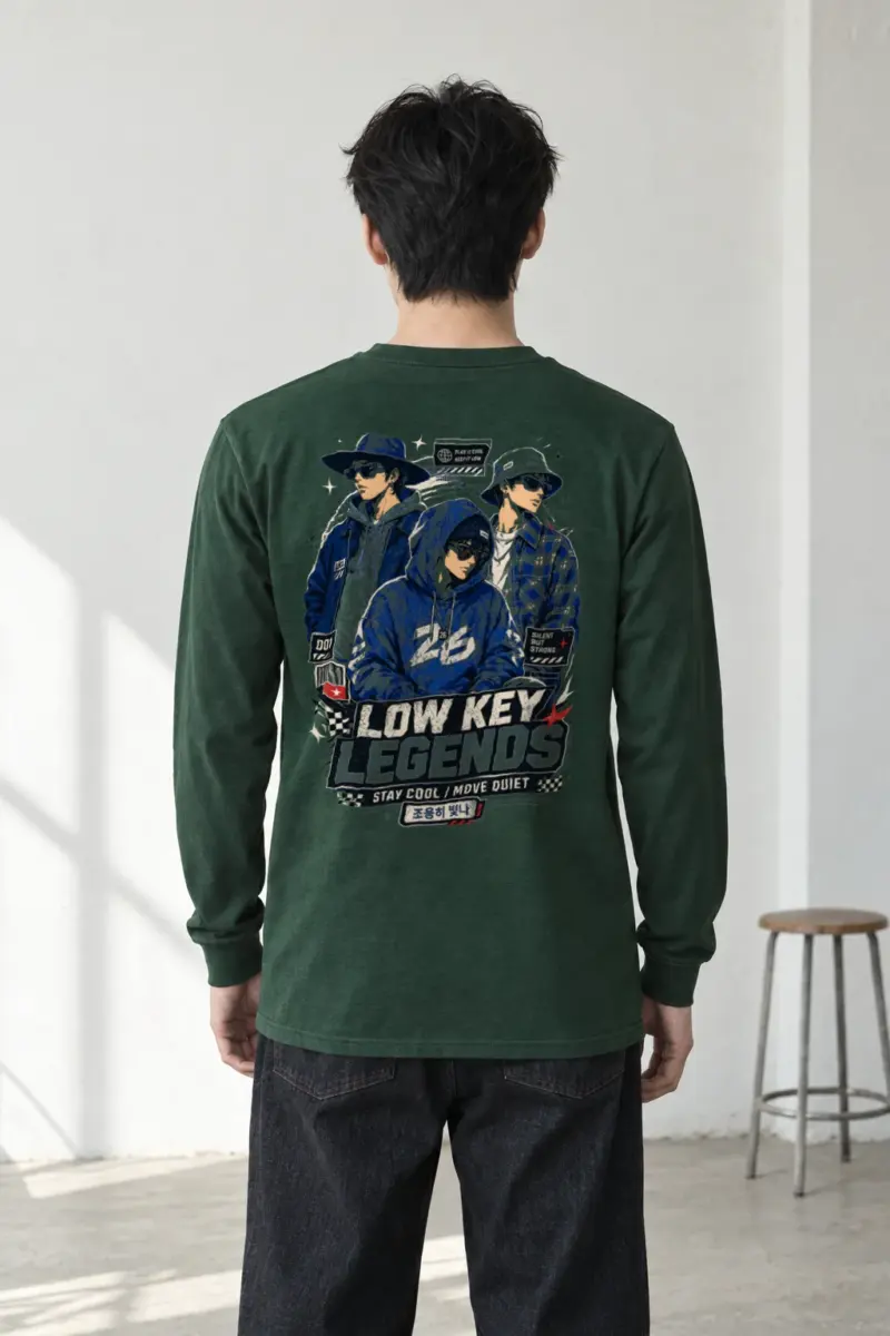 "Stay Cool Move Quiet" Unisex Longsleeve T-shirt