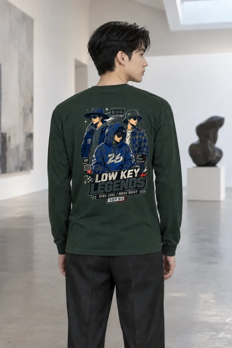 "Stay Cool Move Quiet" Unisex Longsleeve T-shirt | Gildan 2400