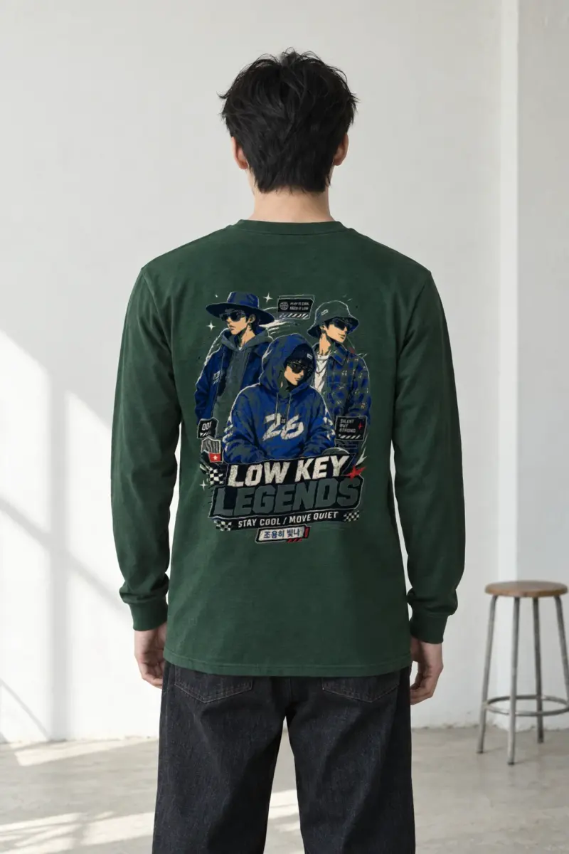 "Stay Cool Move Quiet" Unisex Longsleeve T-shirt
