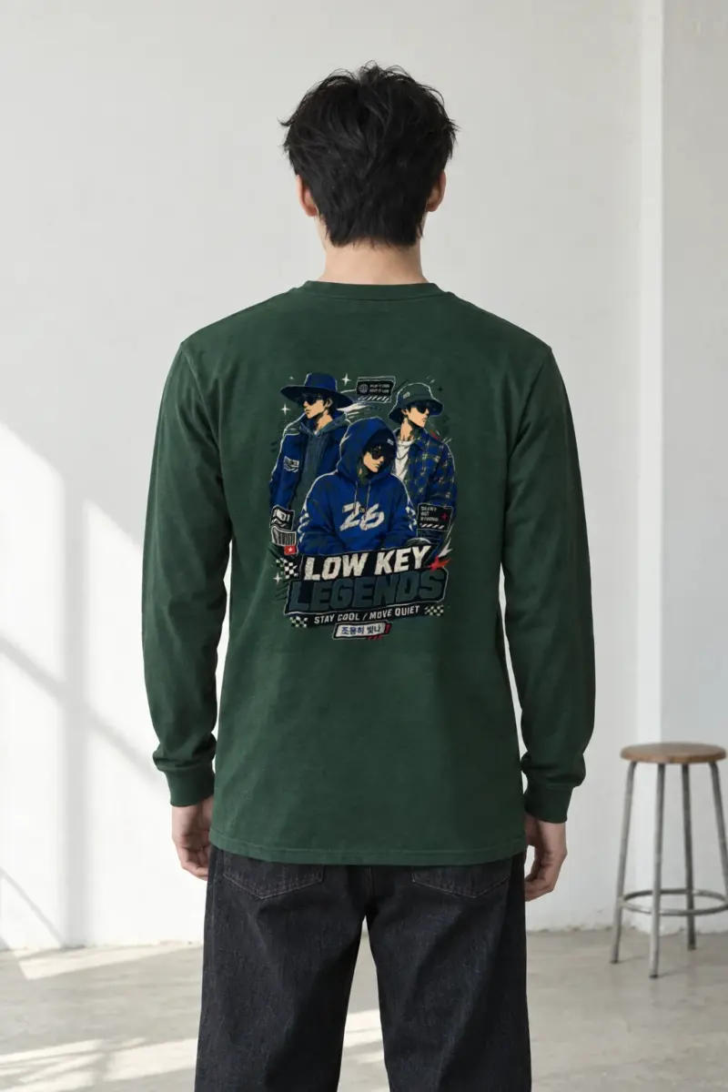 "Stay Cool Move Quiet" Unisex Longsleeve T-shirt