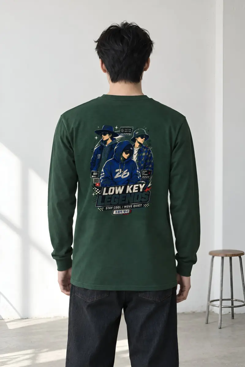 "Stay Cool Move Quiet" Unisex Longsleeve T-shirt