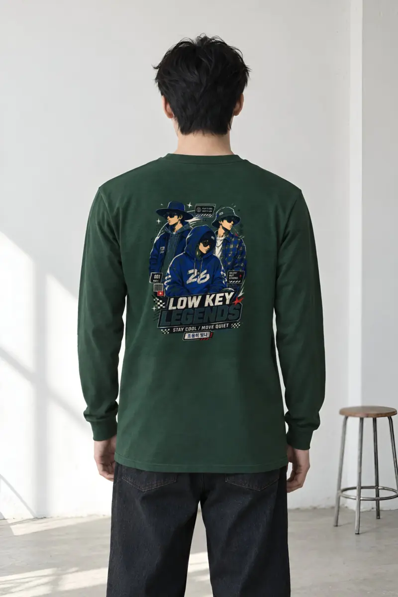 "Stay Cool Move Quiet" Unisex Longsleeve T-shirt