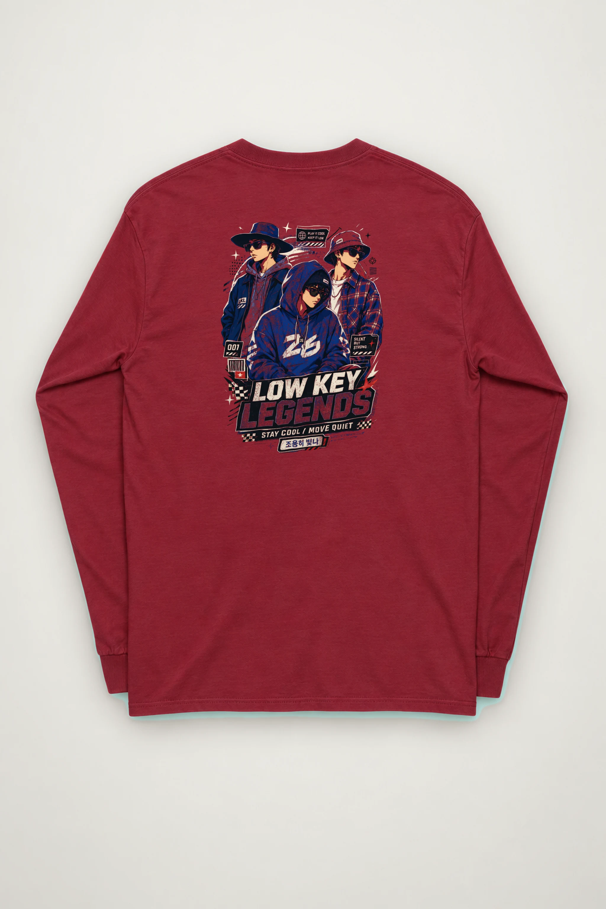 "Stay Cool Move Quiet" Unisex Longsleeve T-shirt