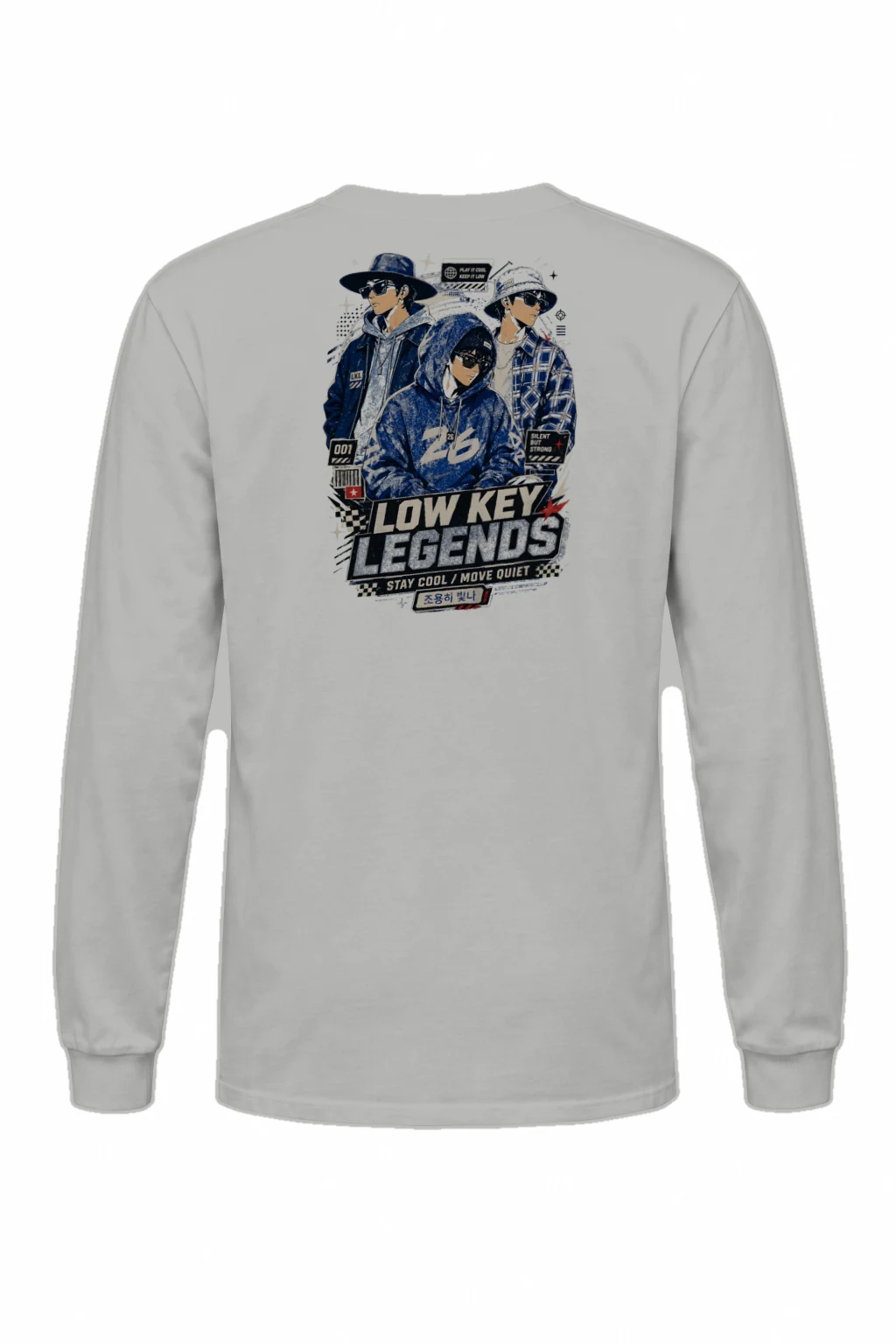 "Stay Cool Move Quiet" Unisex Longsleeve T-shirt | Gildan 2400
